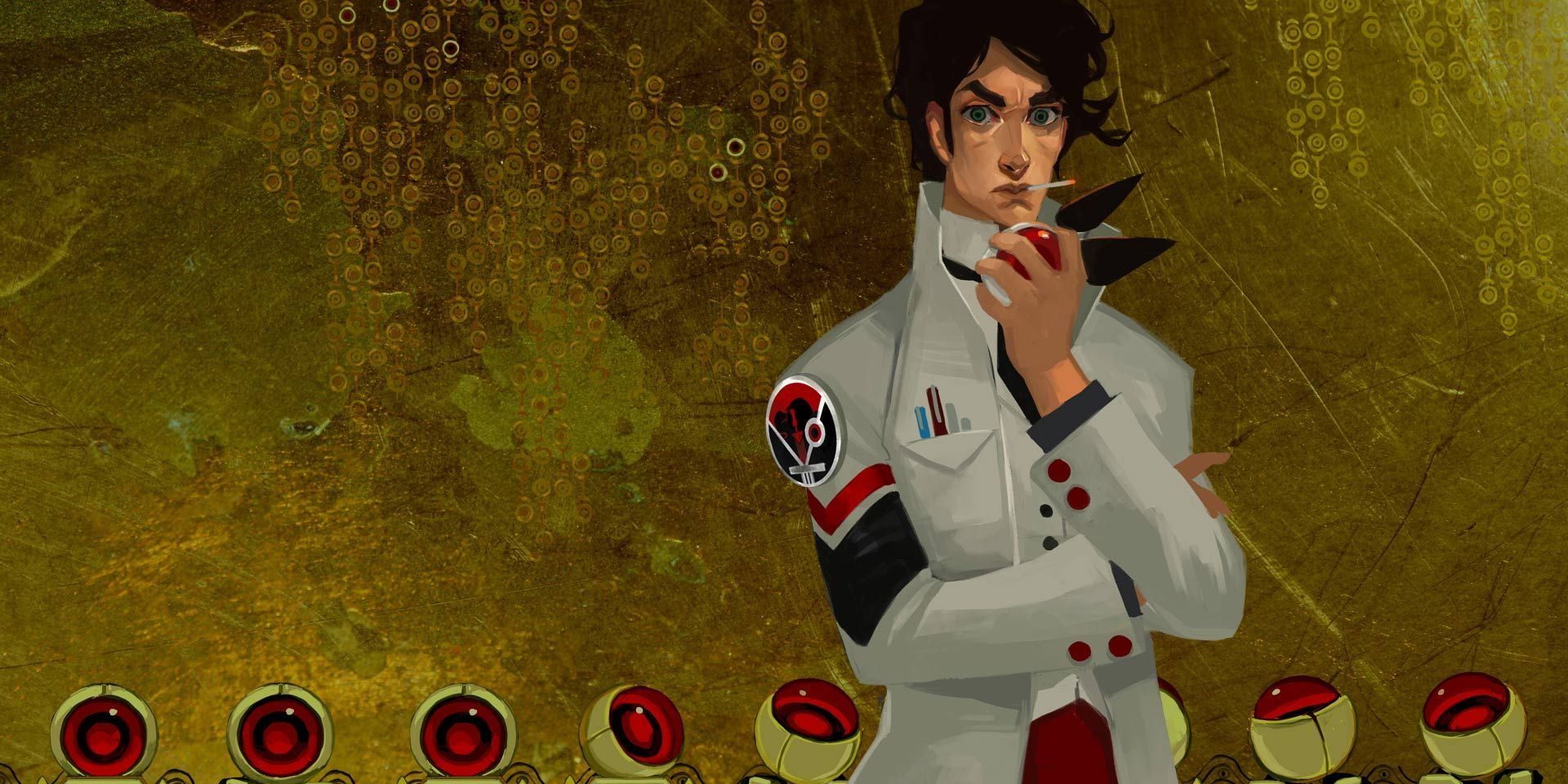 Artwork of Royce from Transistor