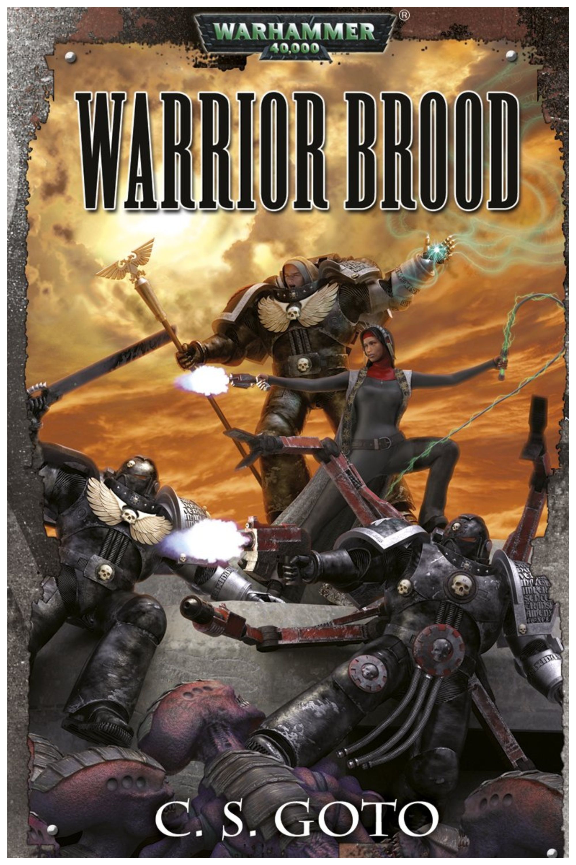 The cover of C. S. Goto's Warrior Brood novel.