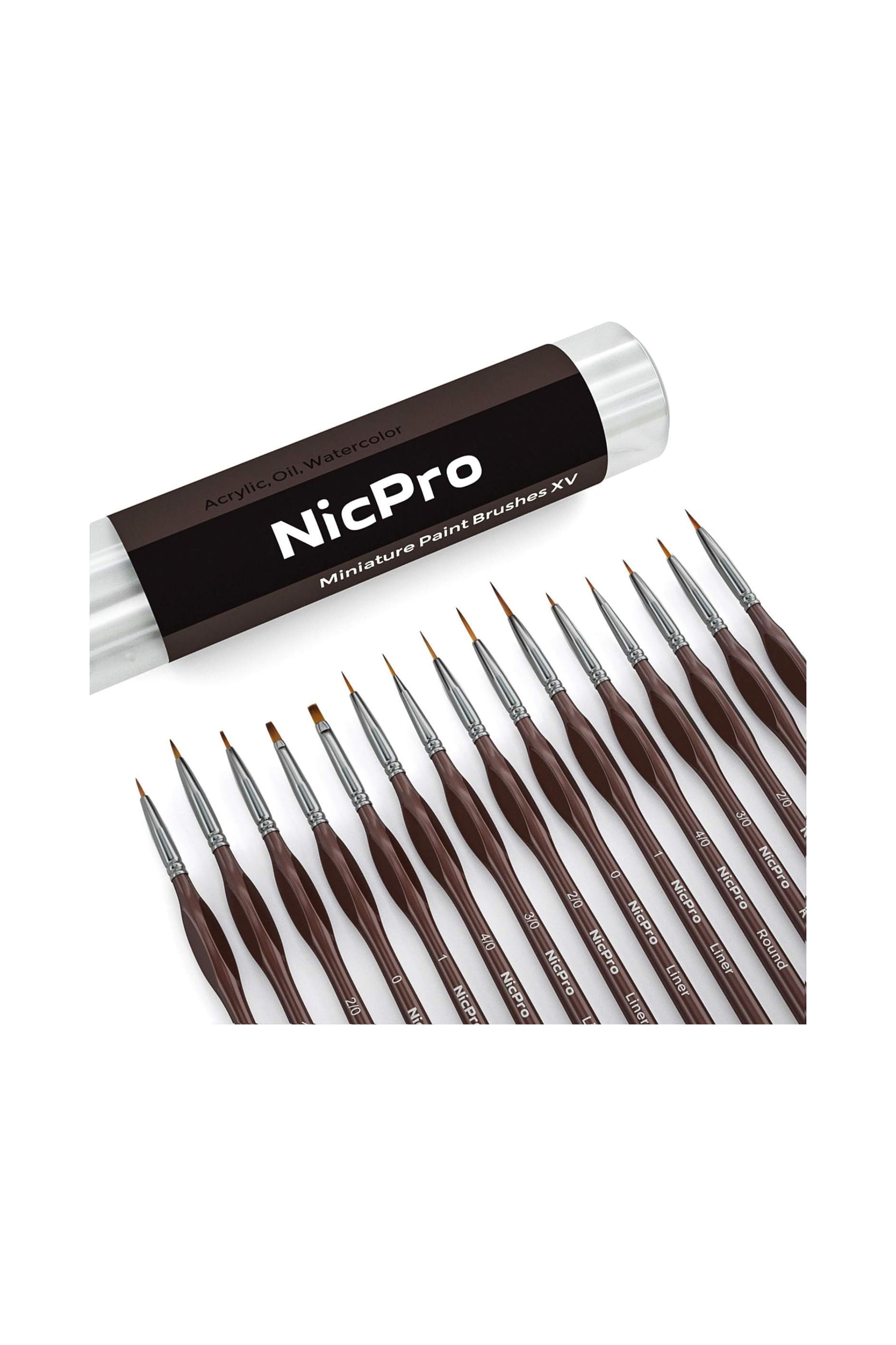 Image of Nicpro Micro Detail Paint Brush Set