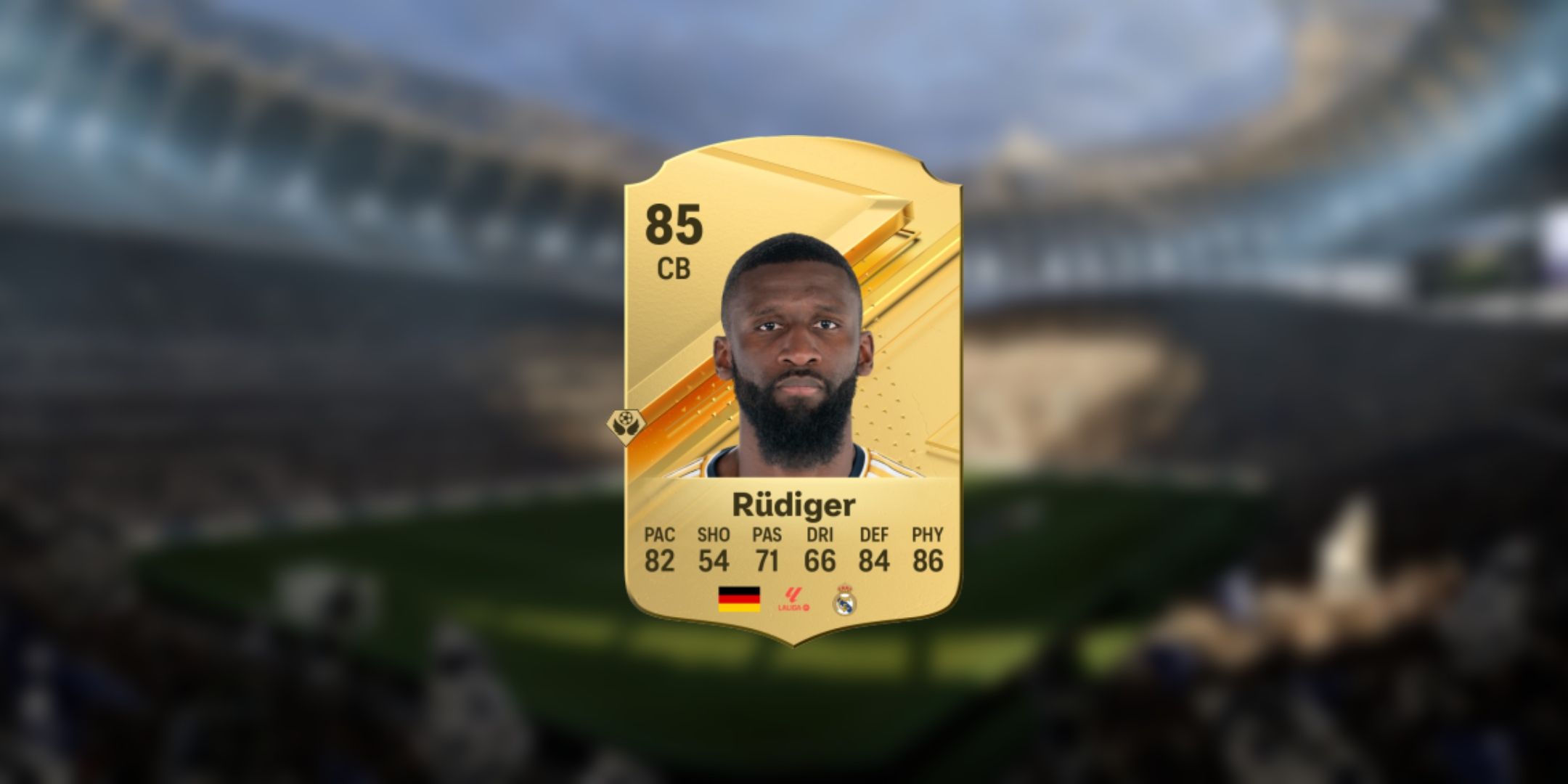 An image of Antonio Rudiger in EA Sports FC 24