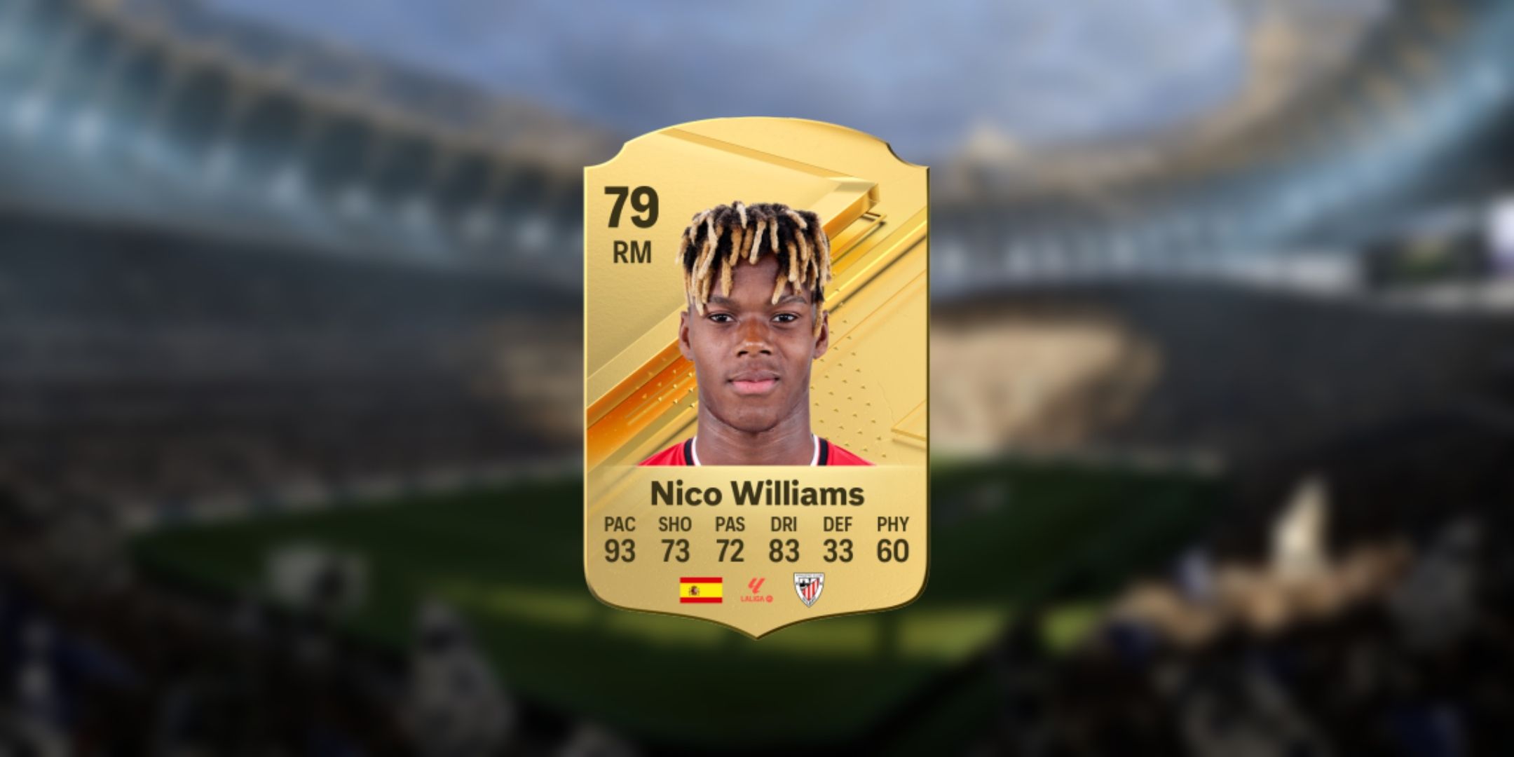 An image of Nico Williams in EA Sports FC 24