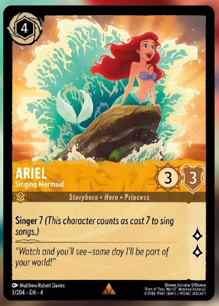 Ariel, Singing Mermaid