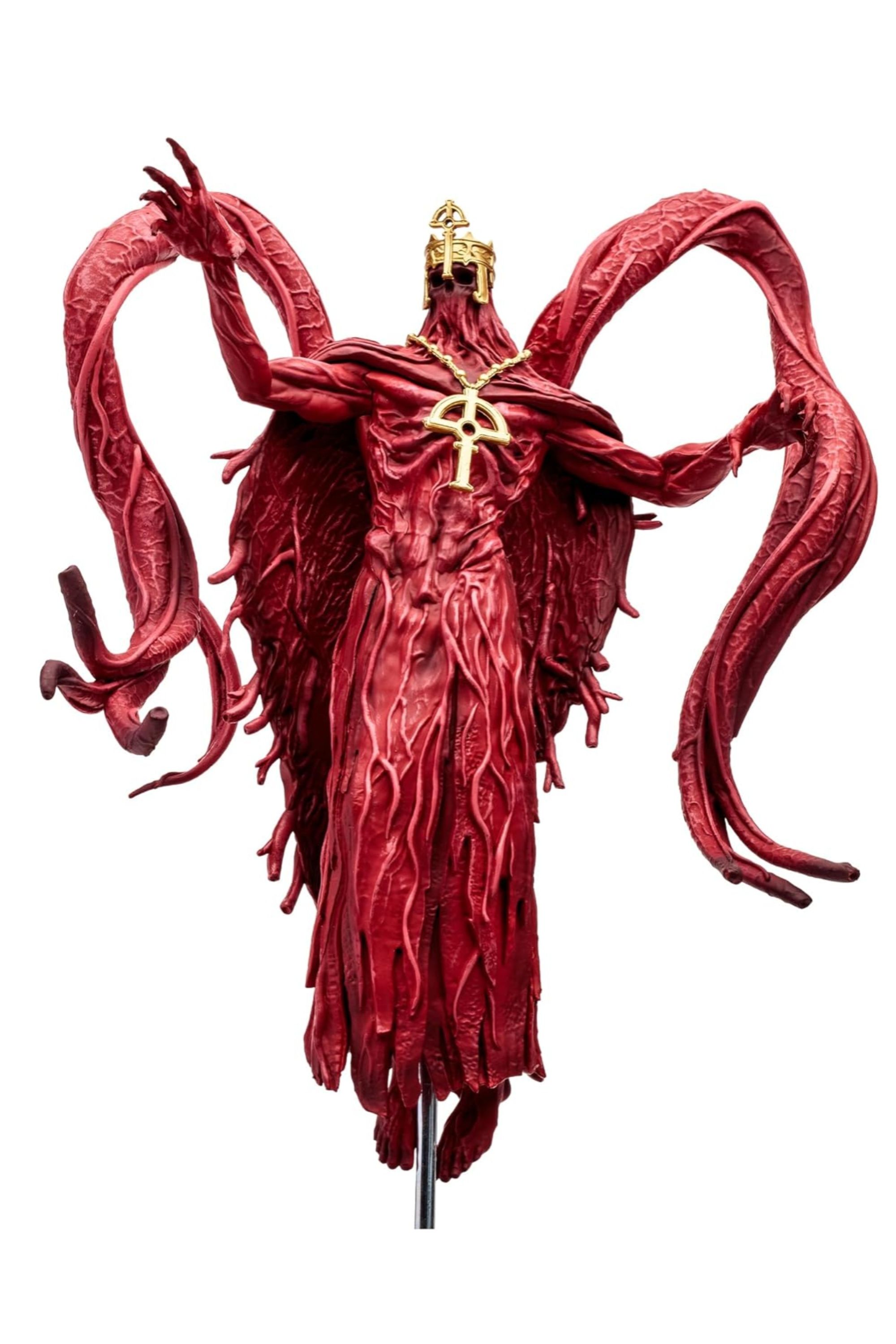 The McFarlane Toys Blood Bishop figure against a white background.