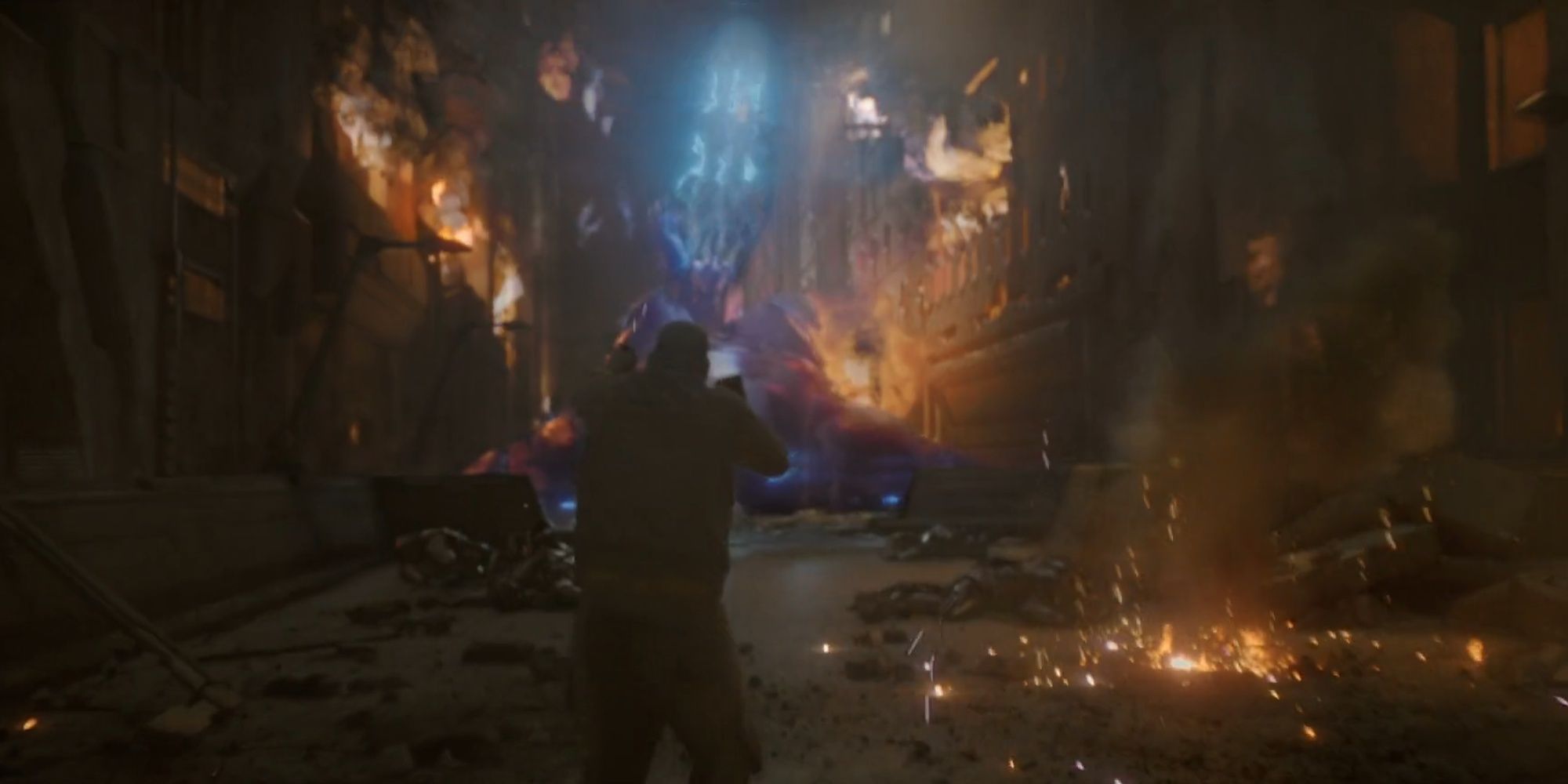 Halo: The TV Show - A Side Character Running Towards A Covenant Tank With Grenades
