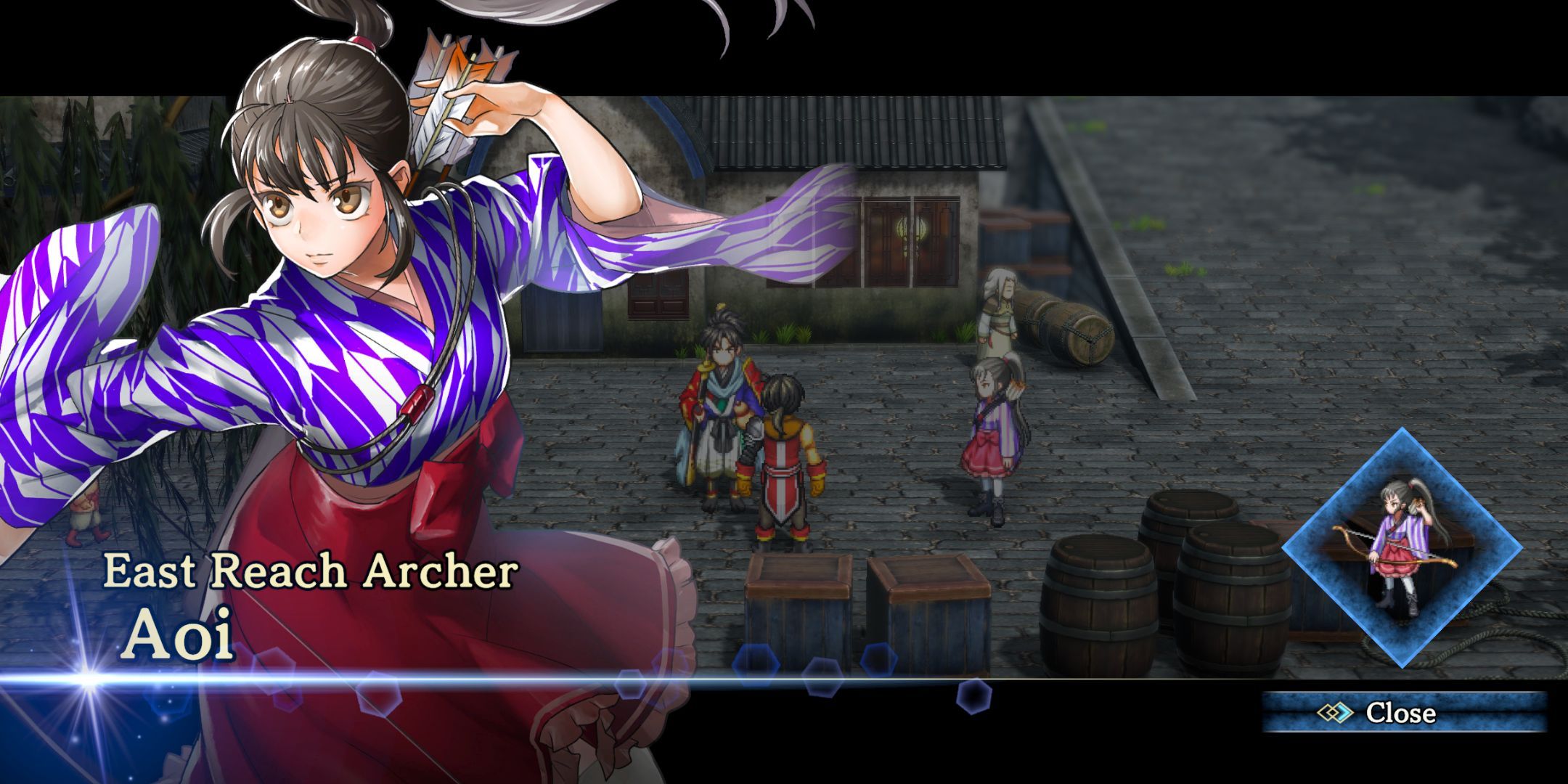 Eiyuden Chronicle Hundred Heroes Aoi Recruitment Screen