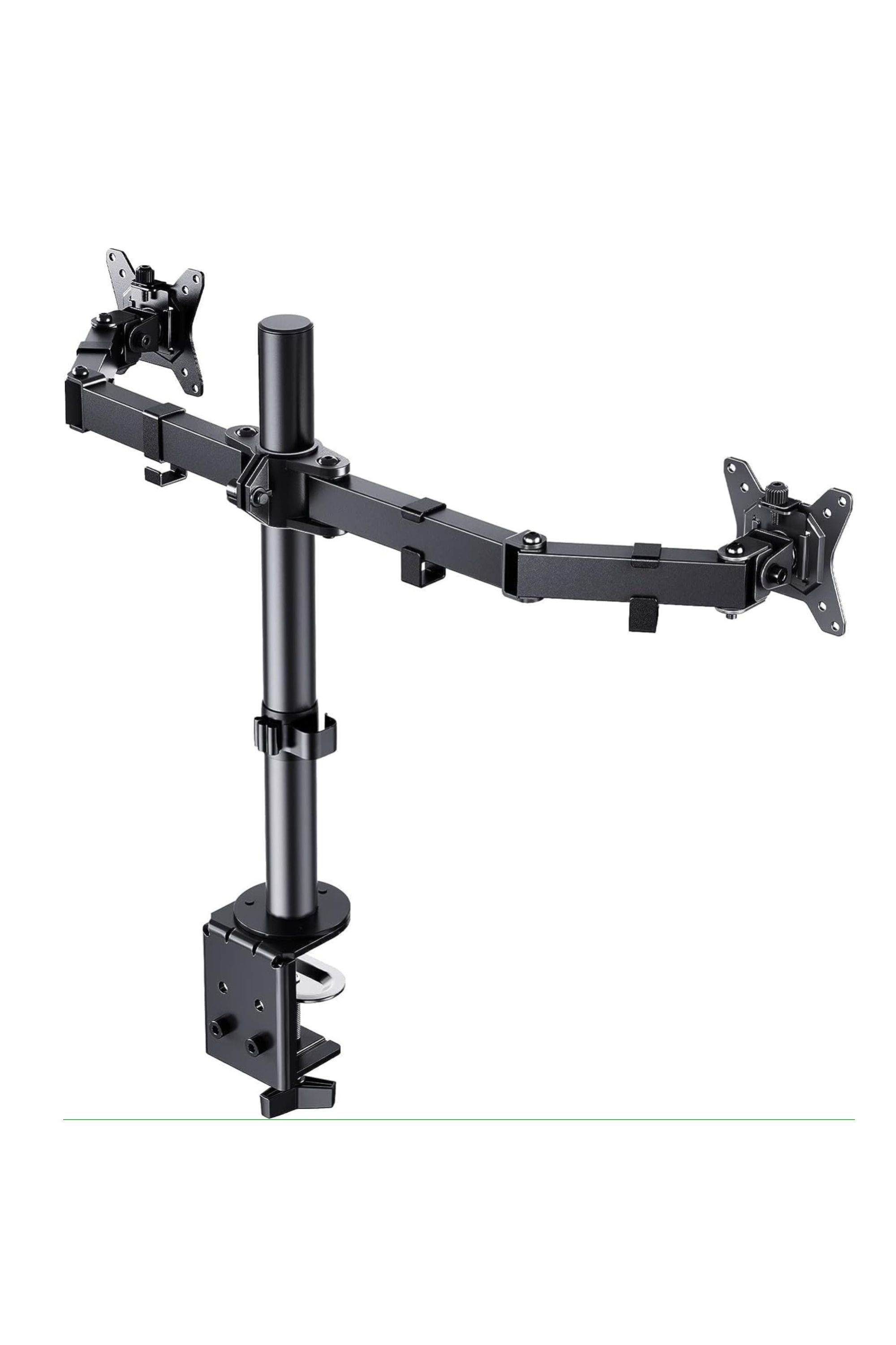 The ErGear Dual Monitor Desk Mount monitor arm against a white background.