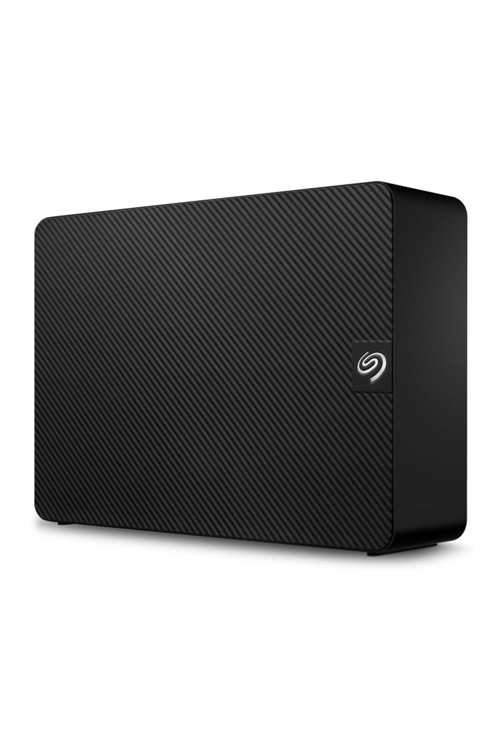 The Seagate Expanison 16TB Hard Drive against a white background.