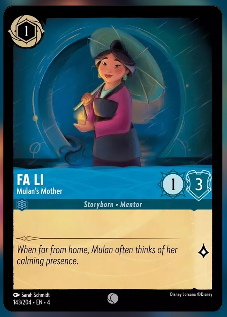 Fa Li, Mulan's Mother