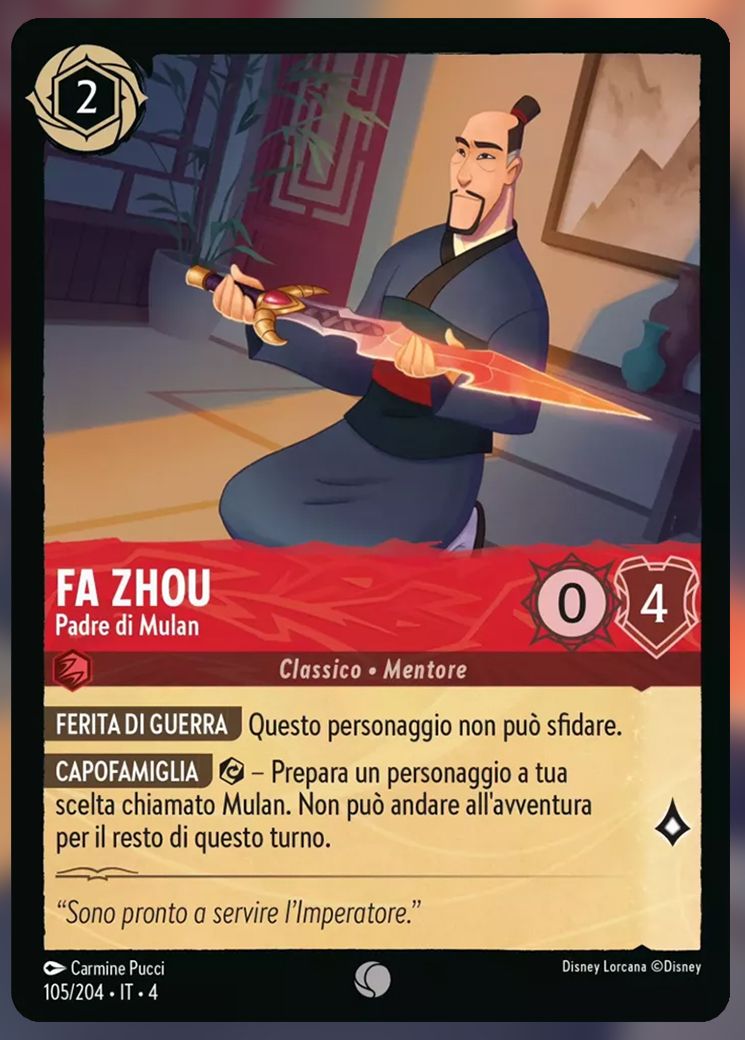 Fa Zhou, Father of Mulan-1