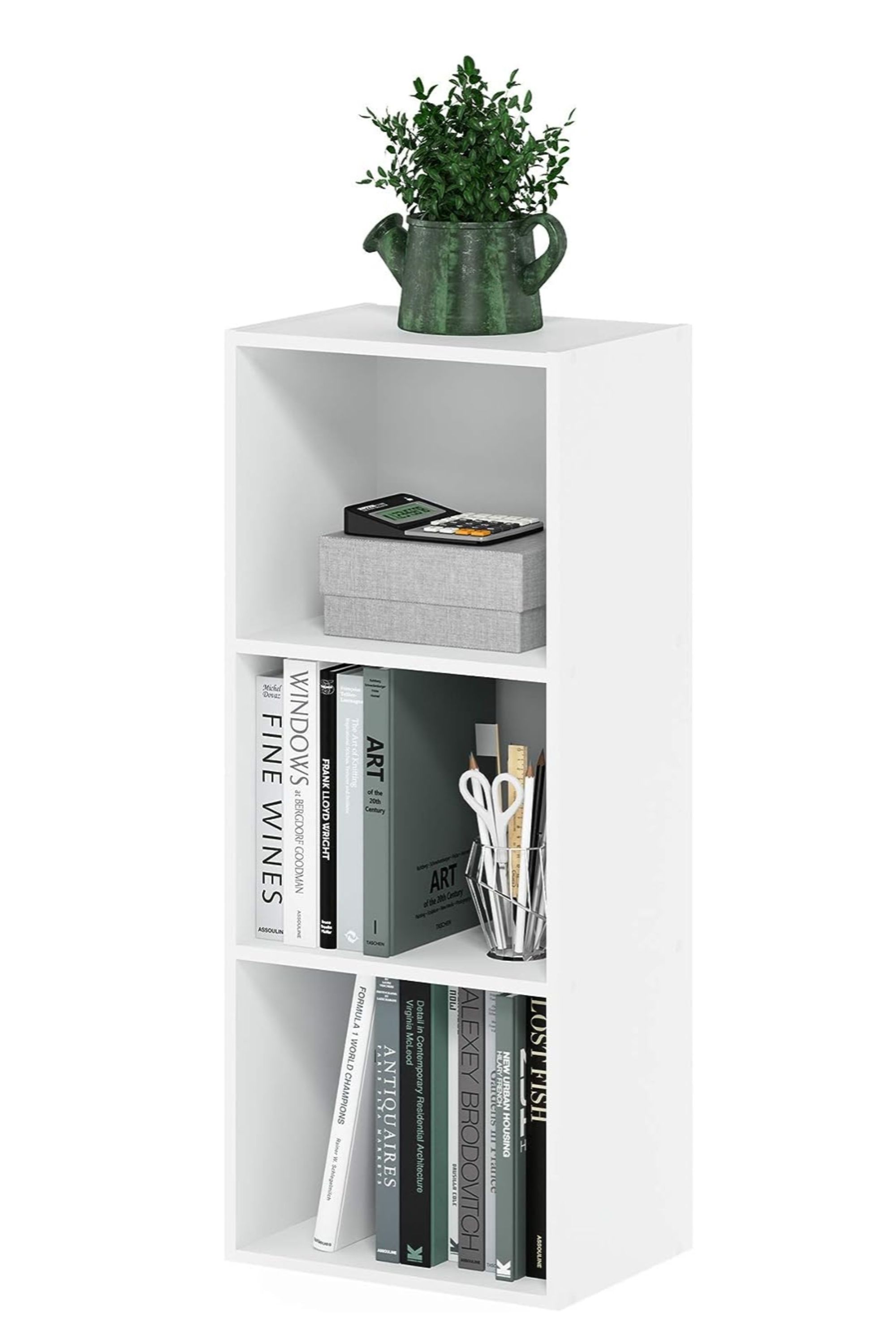 The Furinno Ludel 3-tier shelf against a white background.