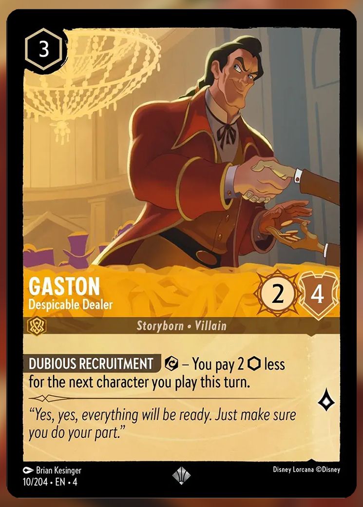 Gaston, Despicable Dealer