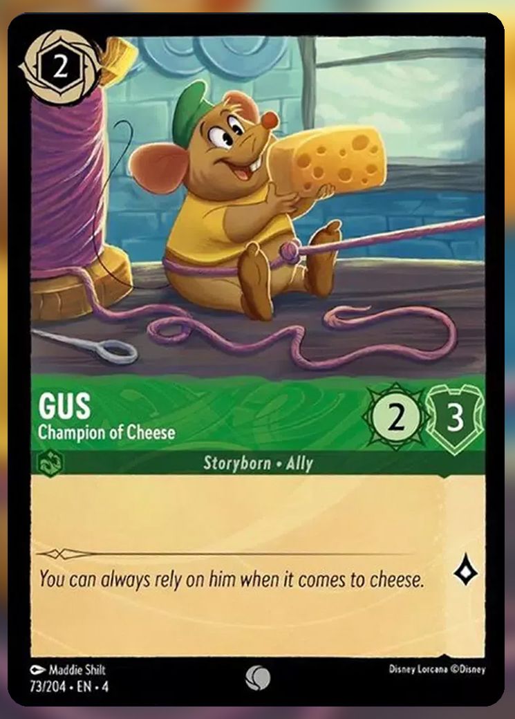 Gus, Champion of Cheese