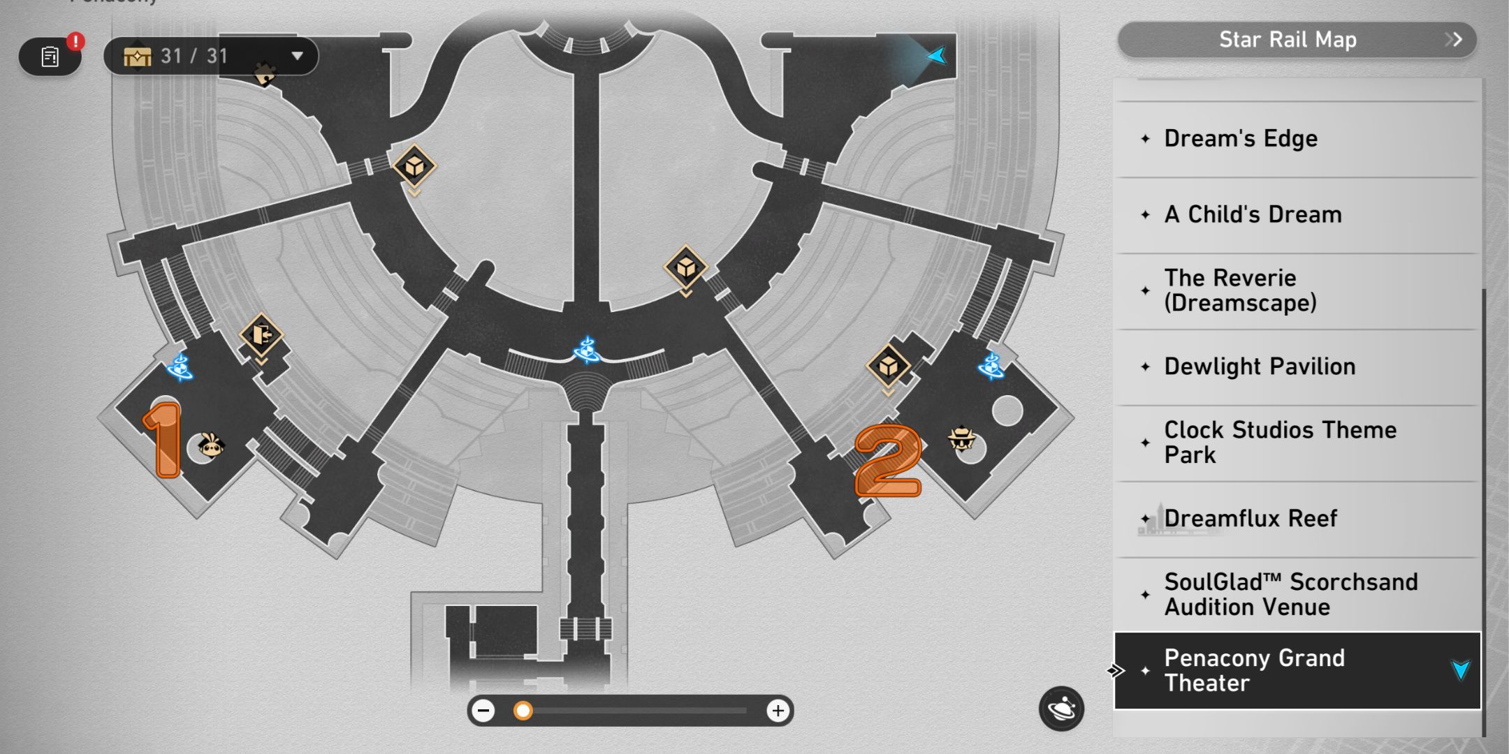 Honkai Star Rail Lordly Trashcan Locations In Penacony Grand Theater