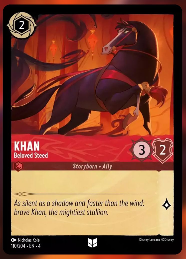 Khan, Beloved Steed