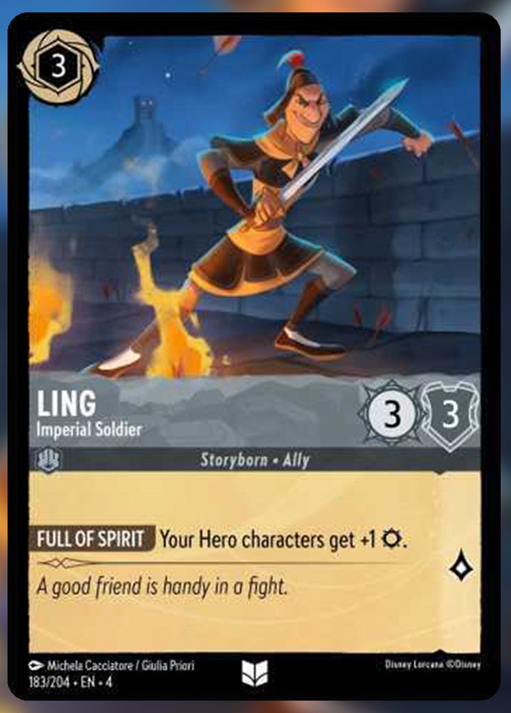 Ling, Imperial Soldier