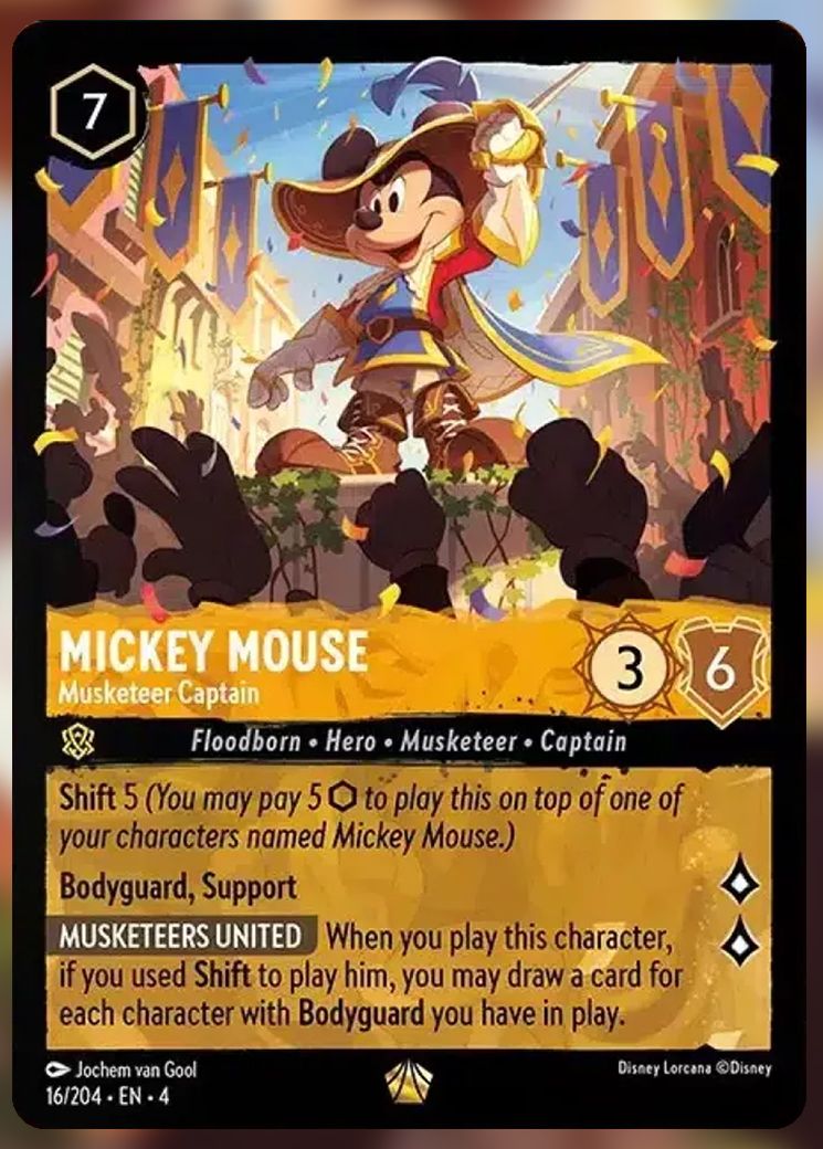 Mickey Mouse, Musketeer Captain