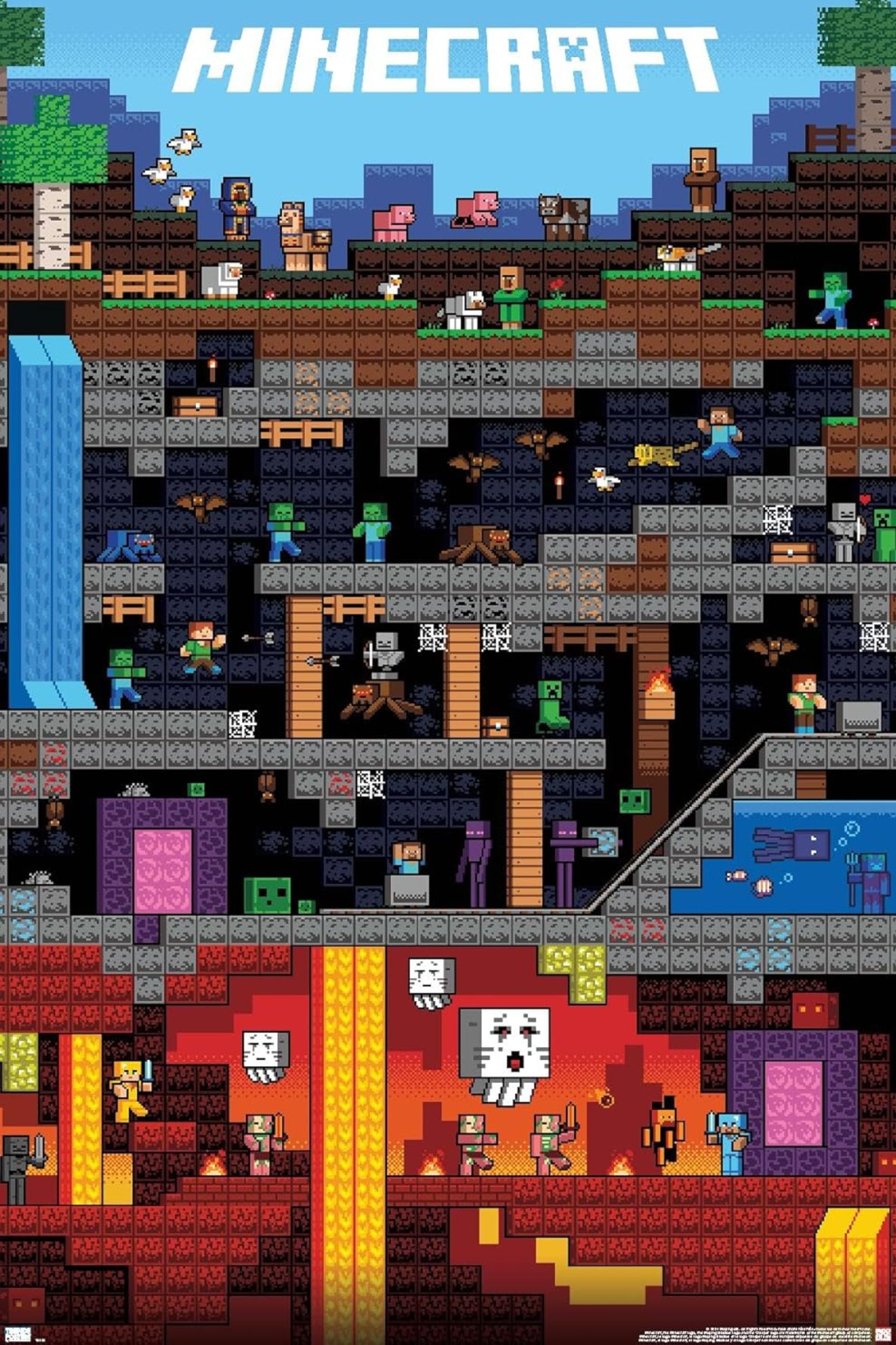 Minecraft Worldly Wall Poster