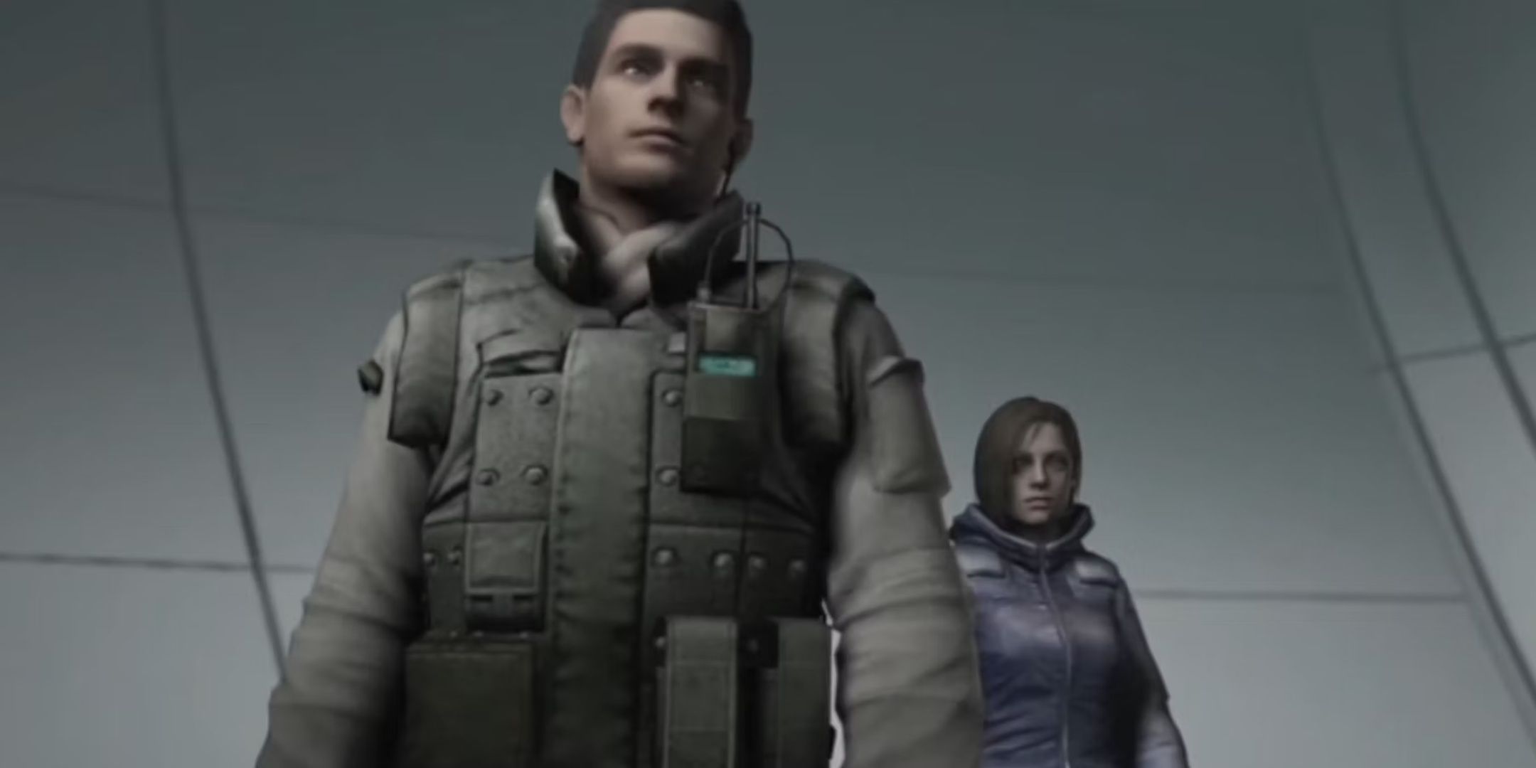 Chris and Jill Valentine in Resident Evil Umbrella Chronicles