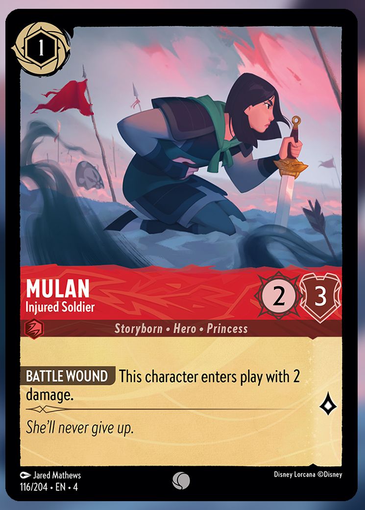 Mulan, Injured Soldier