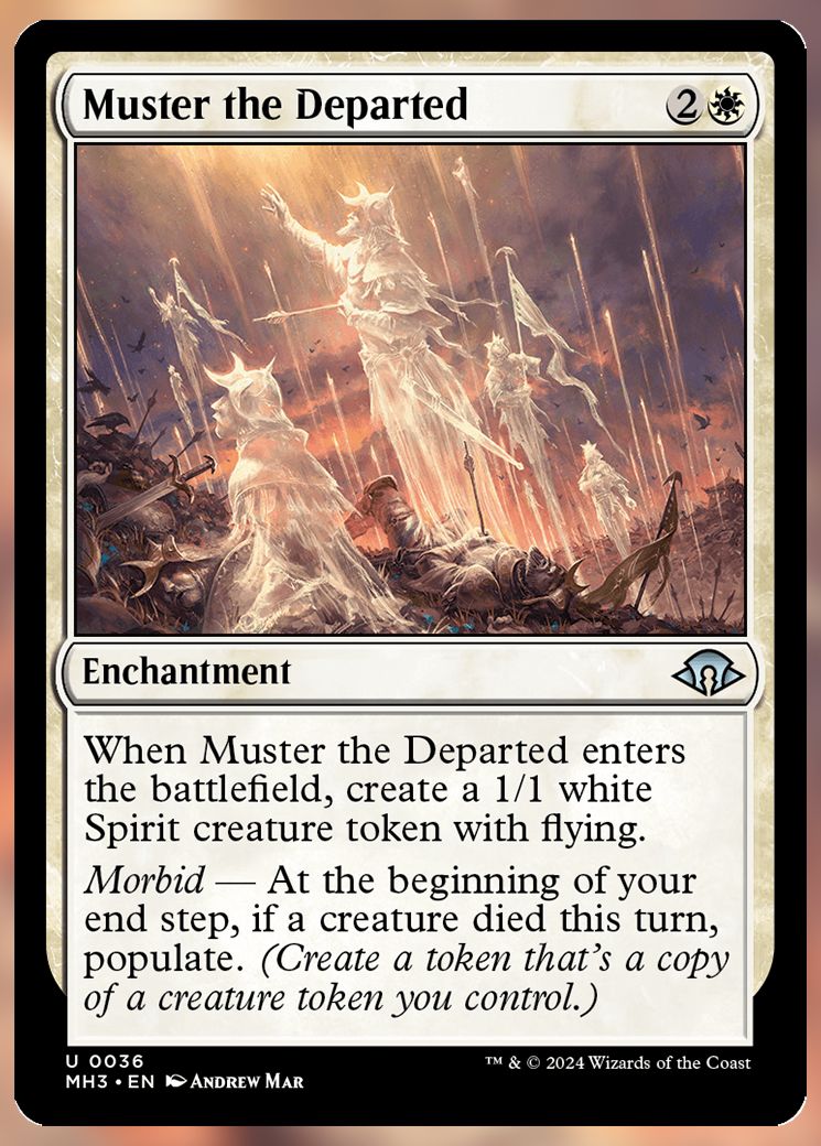 Muster the Departed