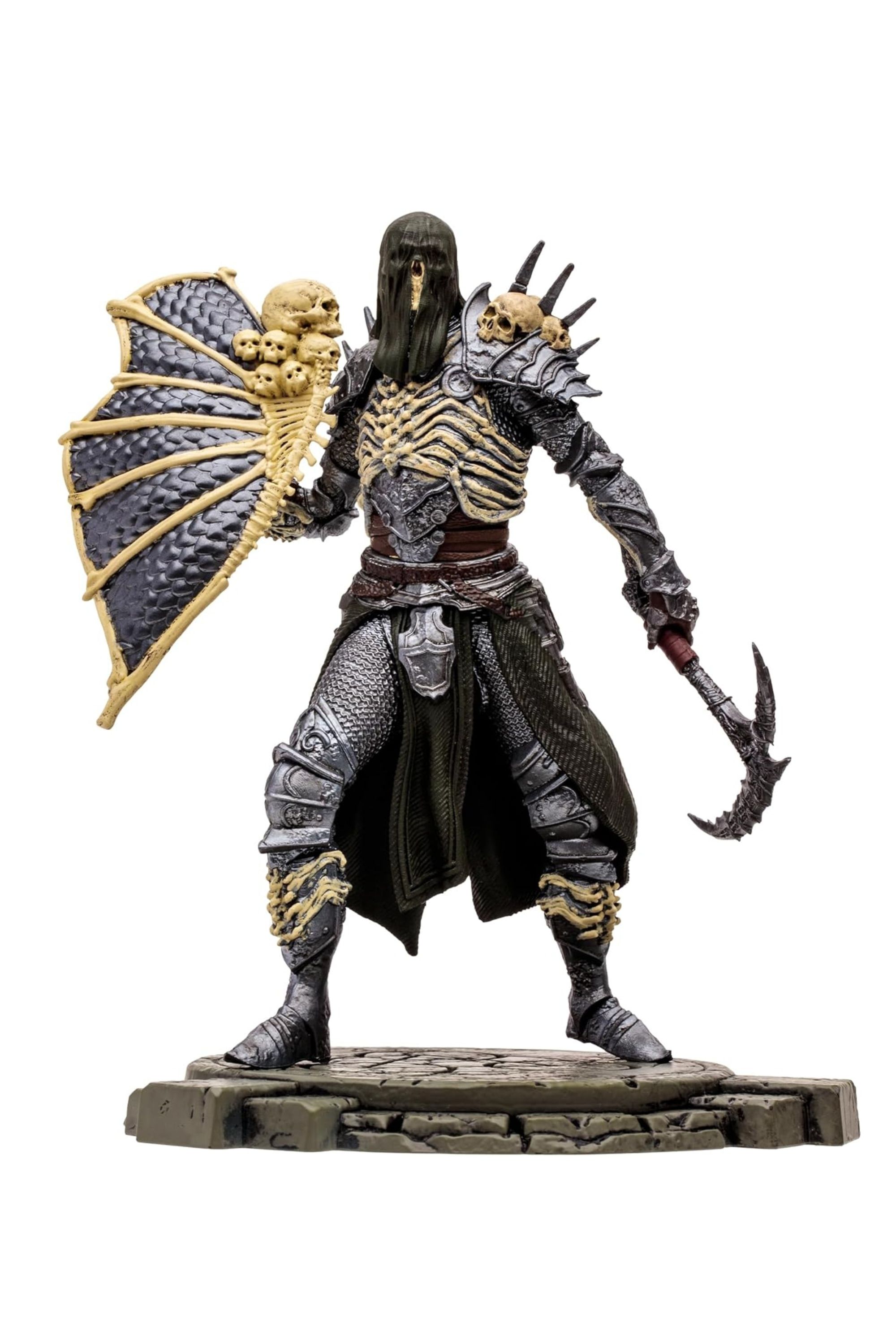 A promotional image for the McFarlane Toys Corpse Explosion Necromancer.