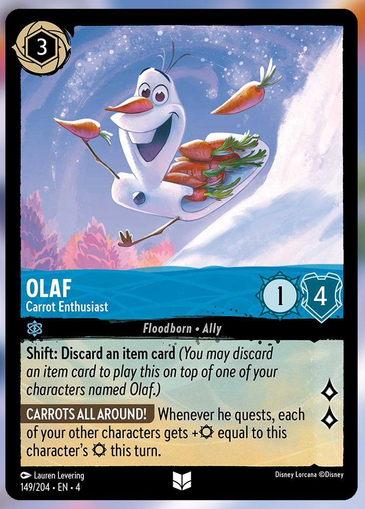 Olaf, Carrot Enthusiast