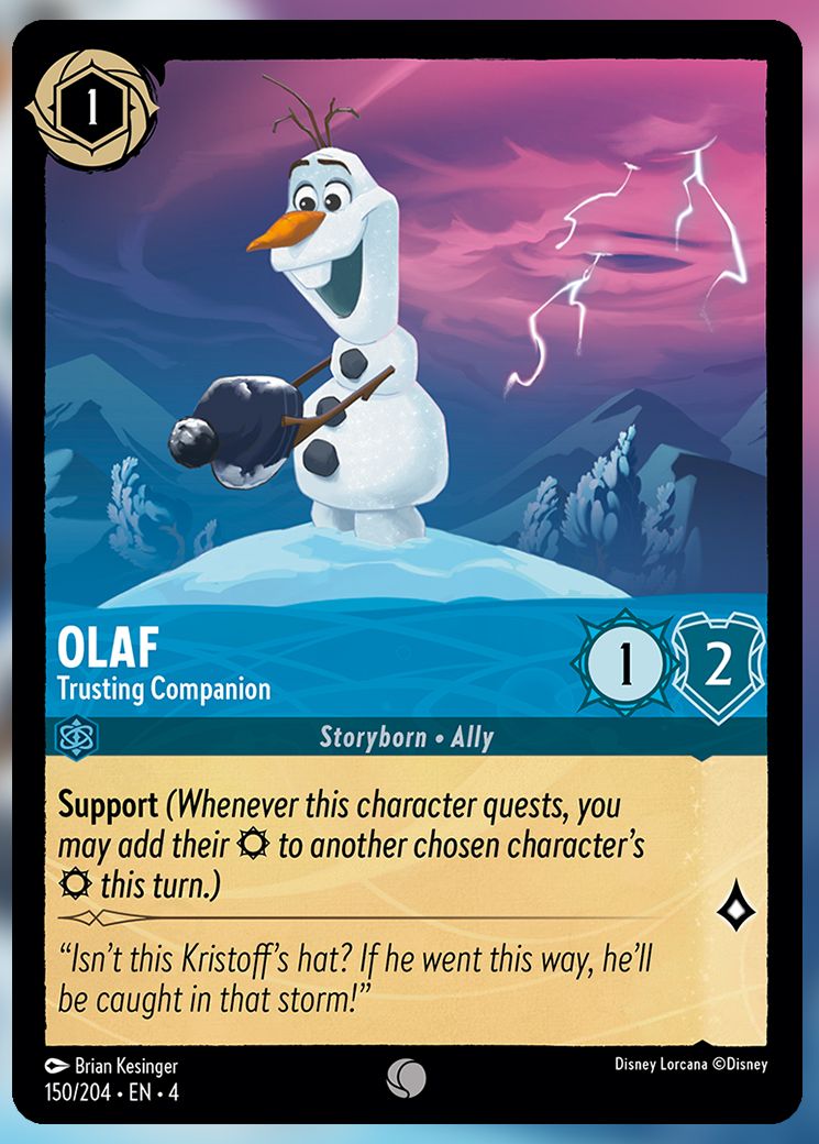 Olaf, Trusting Companion