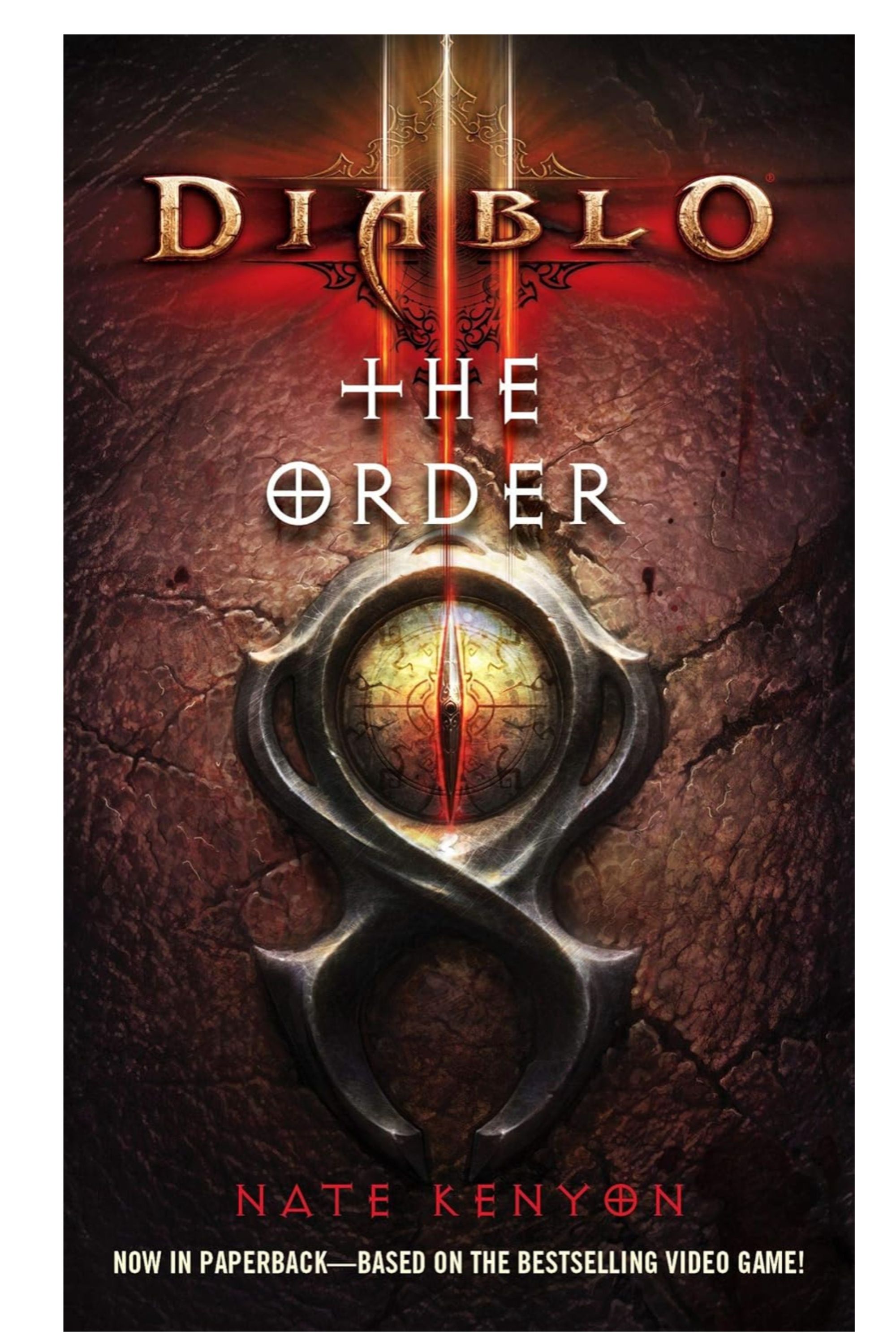 The cover of Nate Kenyon's novel, Diablo III: The Order.