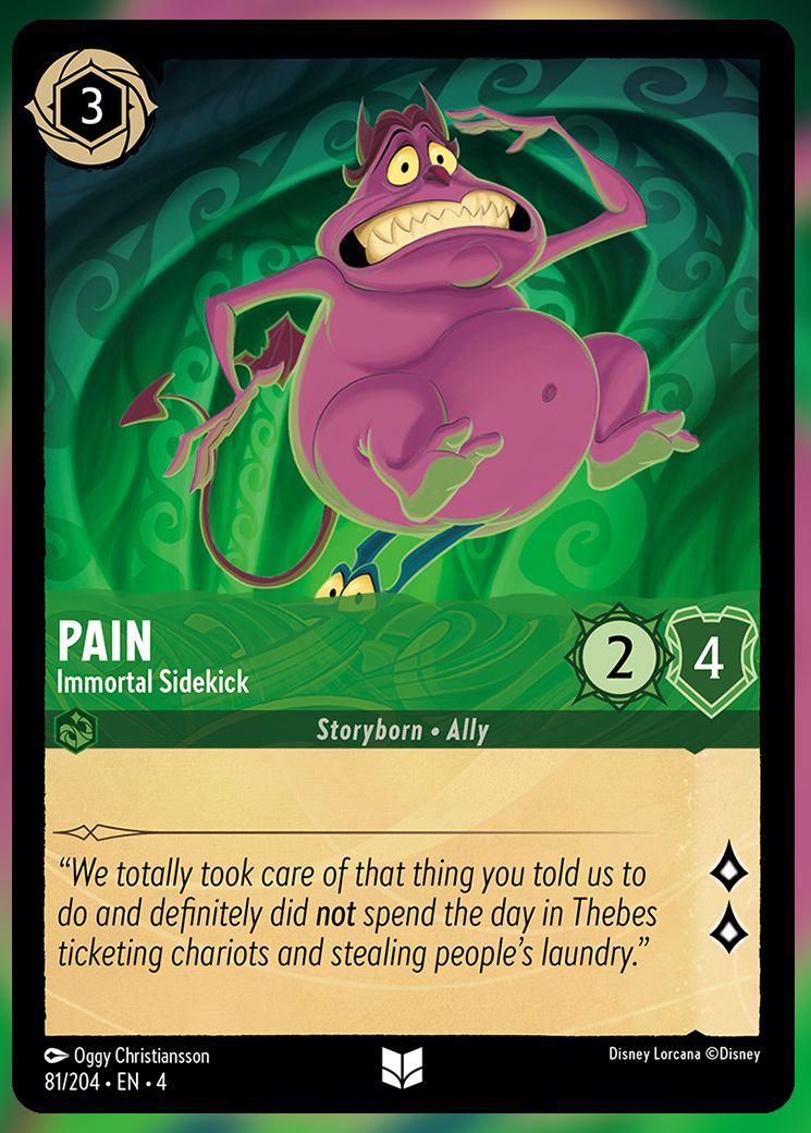 Pain, Immortal Sidekick