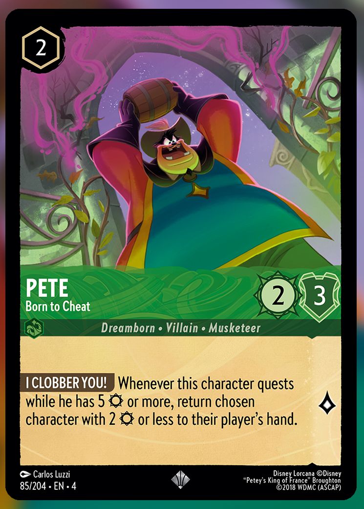 Pete, Born To Cheat