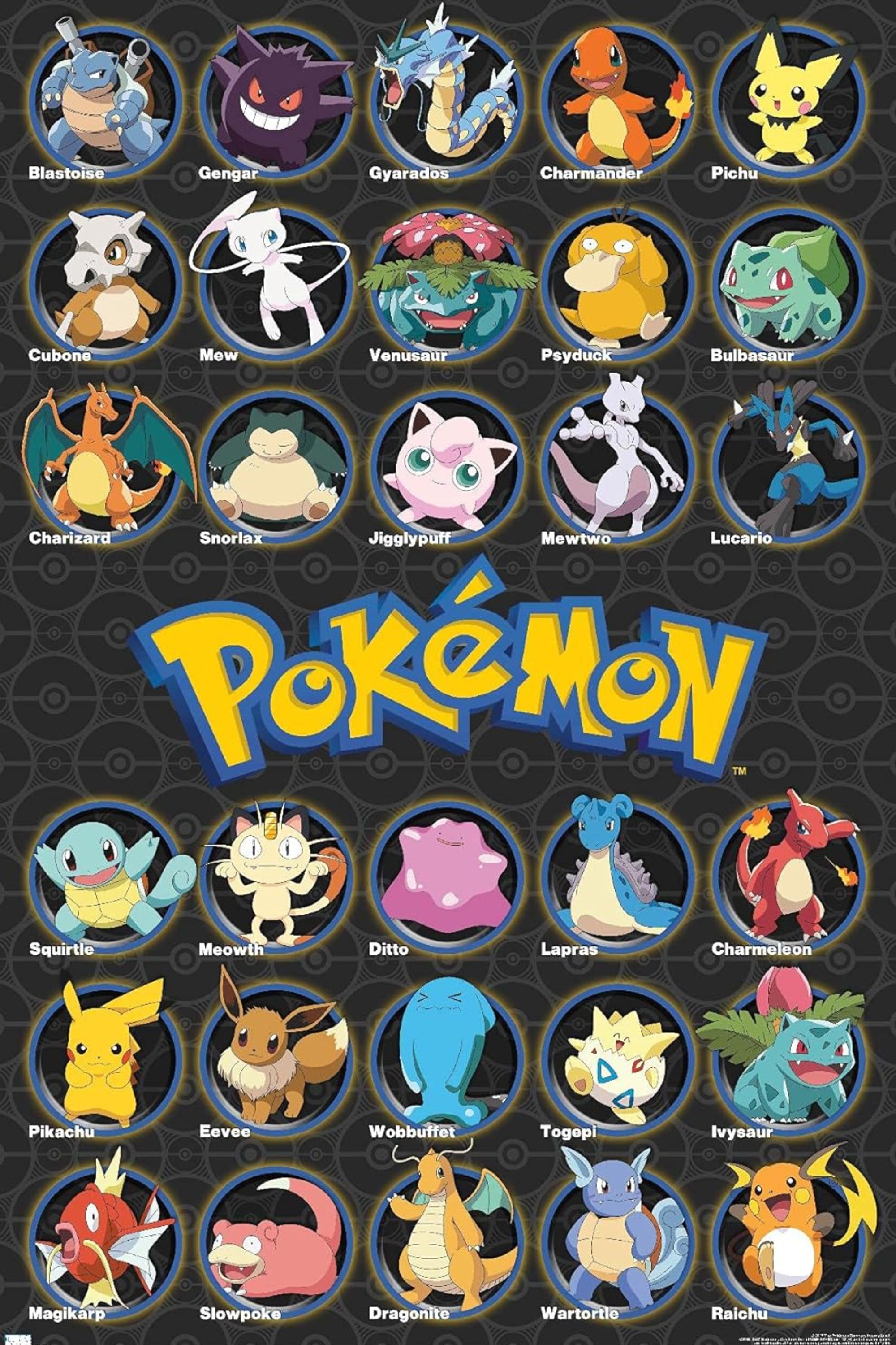 Pokemon - All Time Favorites Wall Poster