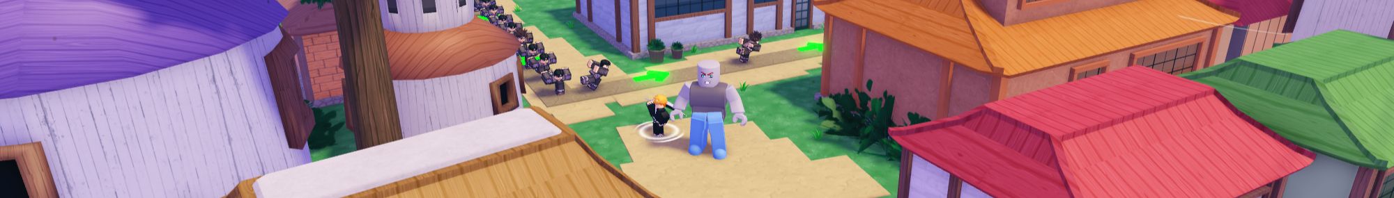 someone next to Ichigo NPC in Anime Crossover Defense on Roblox