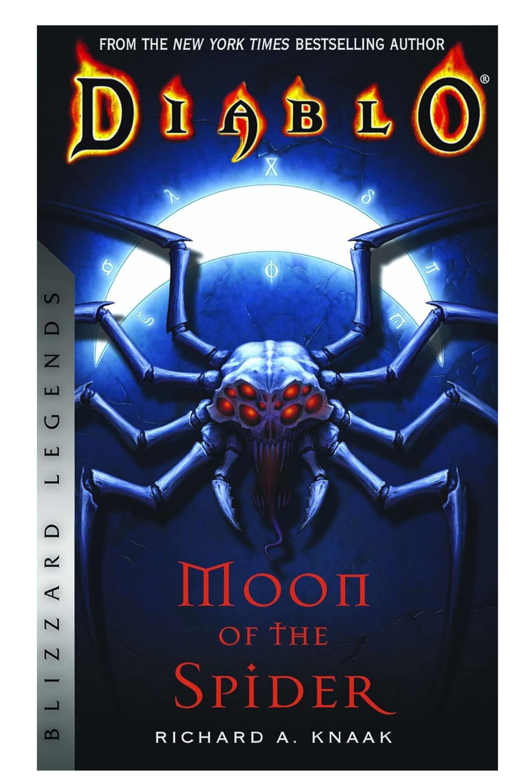 The cover of Richard A. Knaak's Diablo: Moon of the Spider.