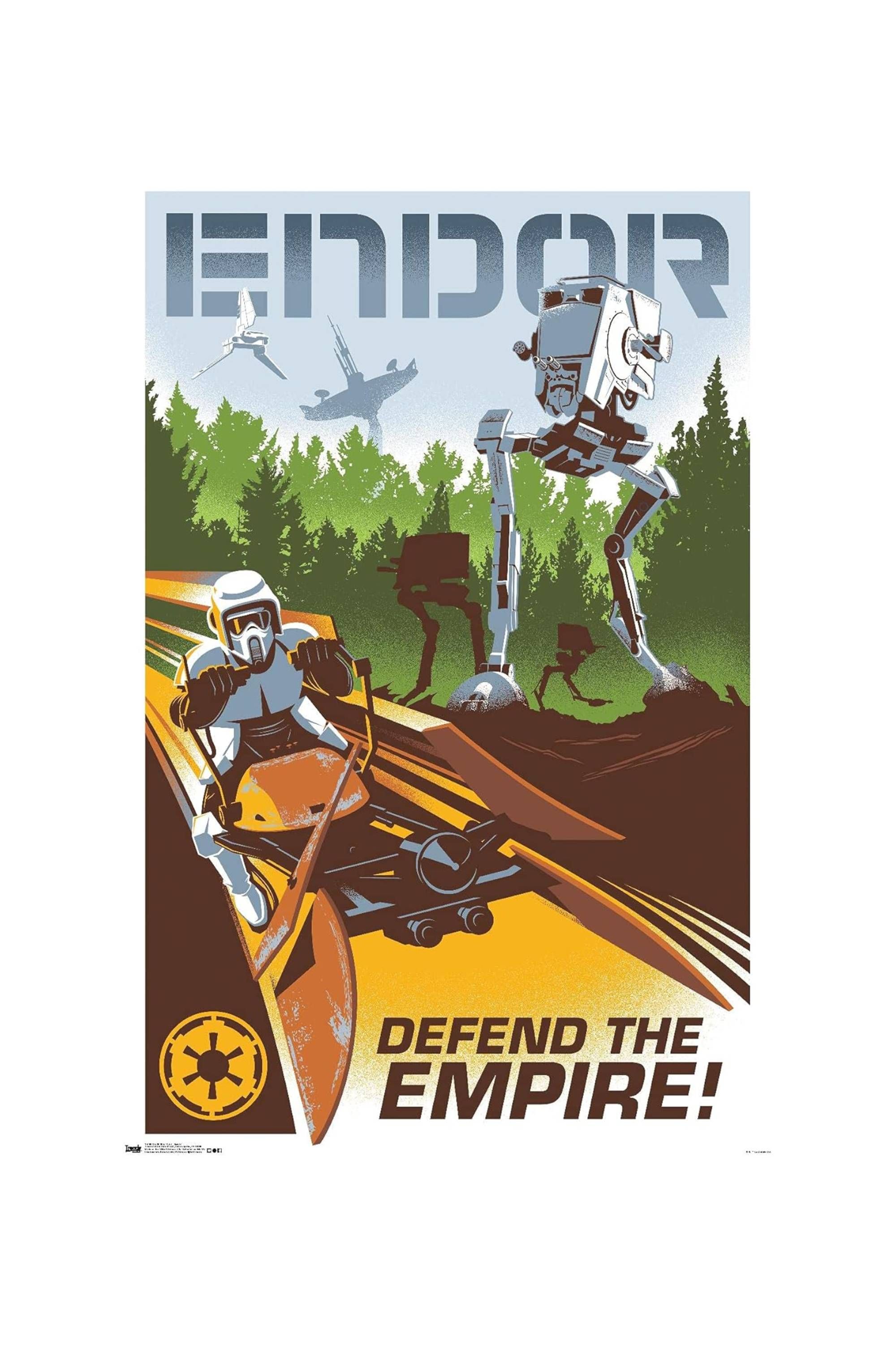 Star Wars The Return of the Jedi Endor Wall Poster