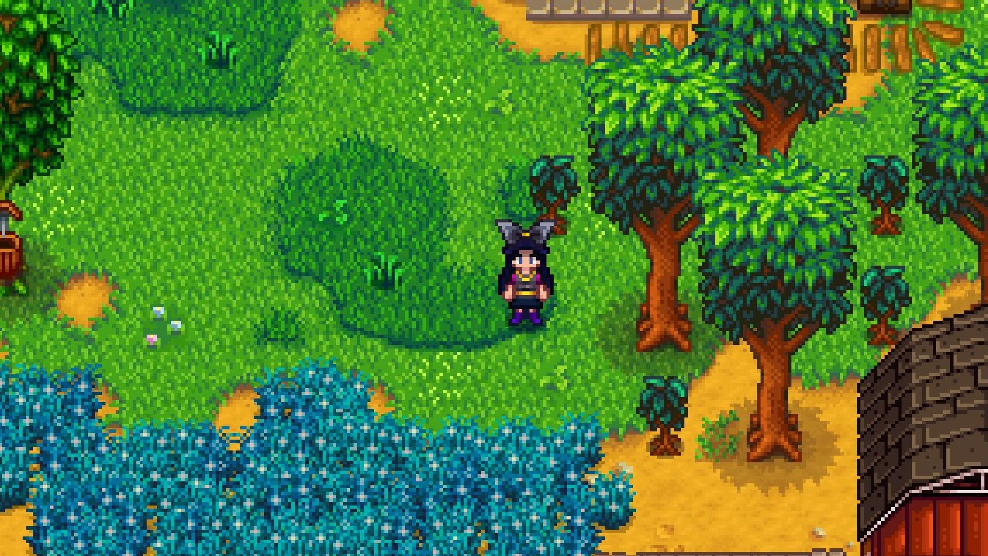stardew valley player wearing arcane shirt