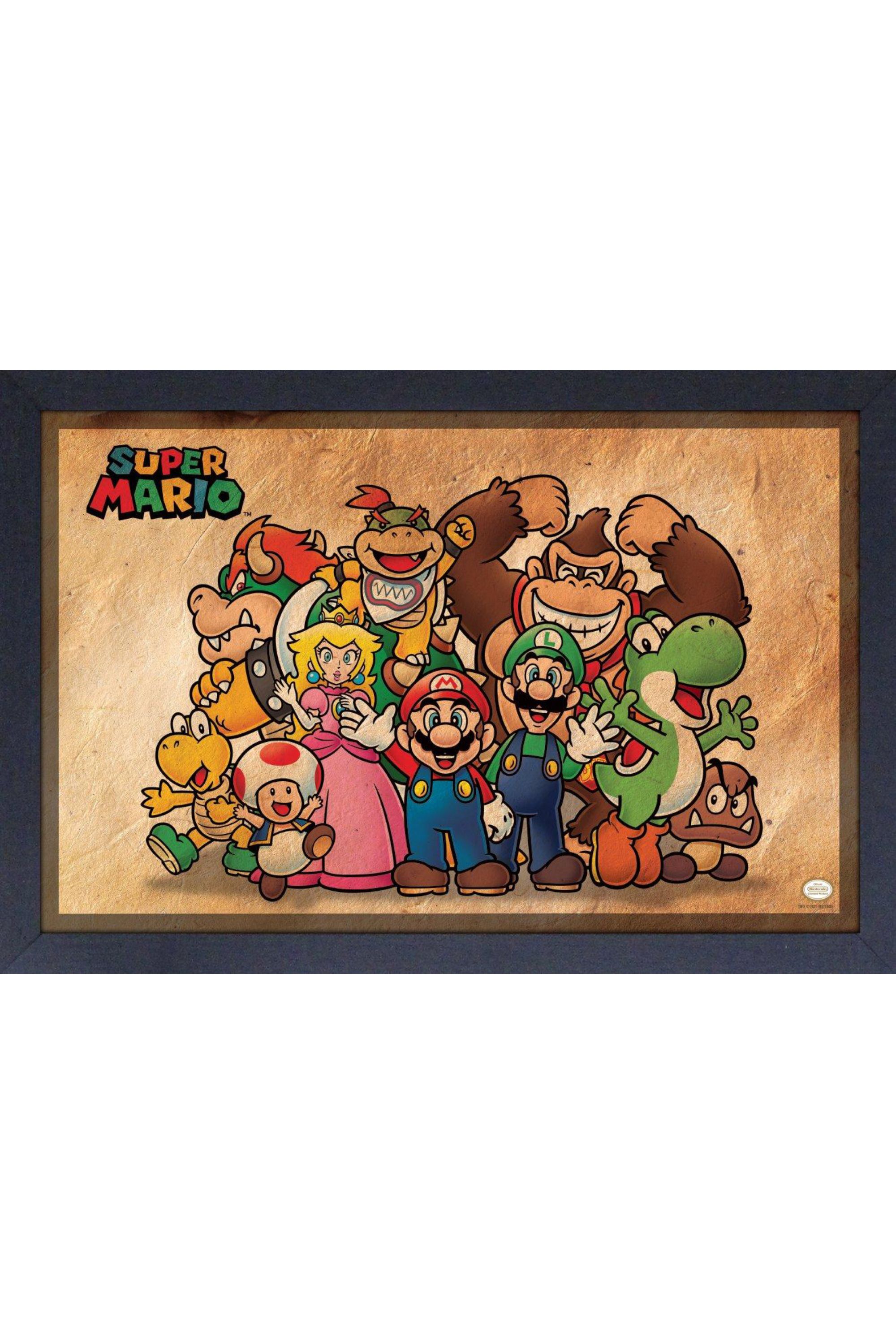 Super Mario Vintage Poster