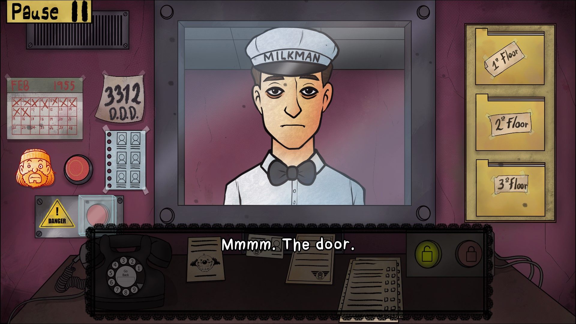 That's Not My Neighbor: Francis asks for the door.