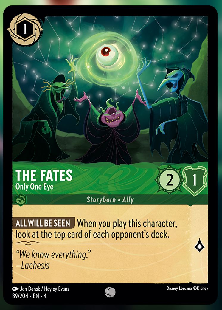 The Fates, Only One Eye