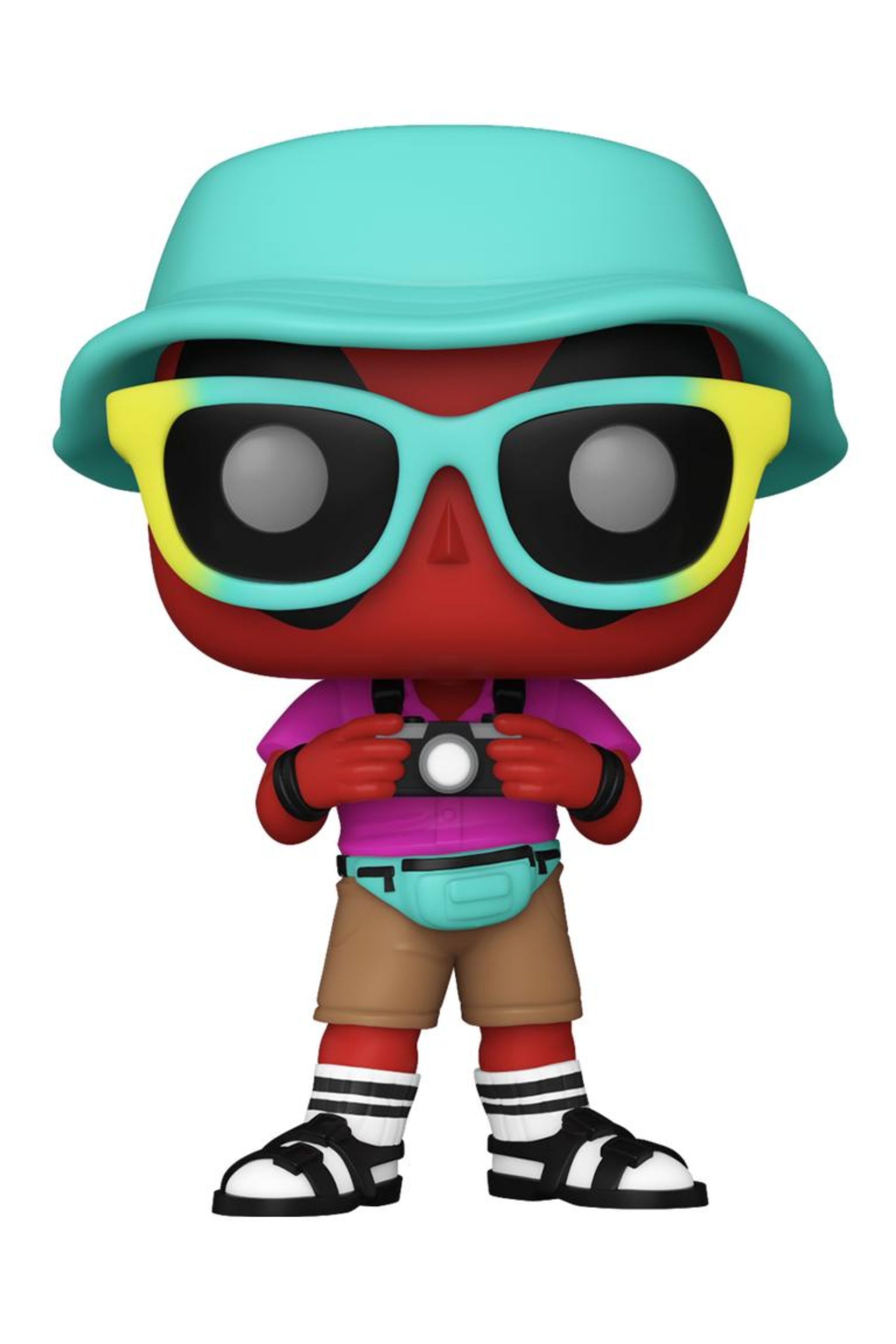 Tourist Deadpool Funko Pop! Figure Wearing bright colors