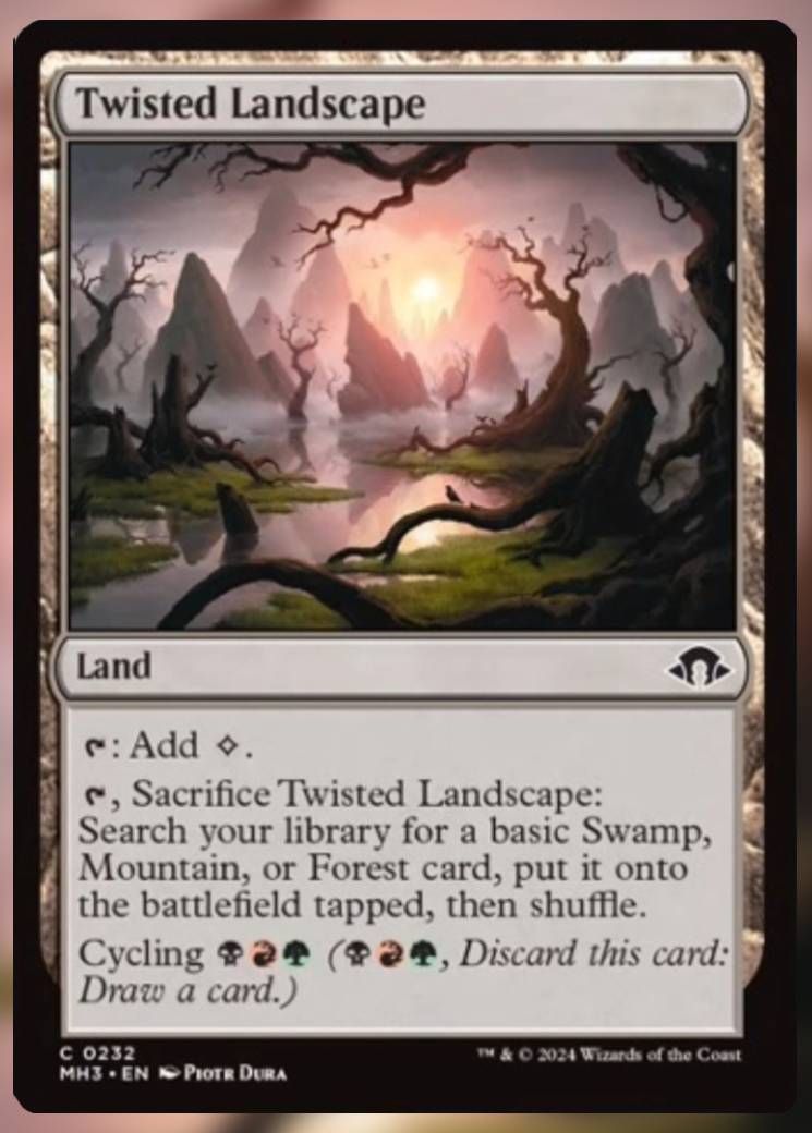 Twisted Landscape