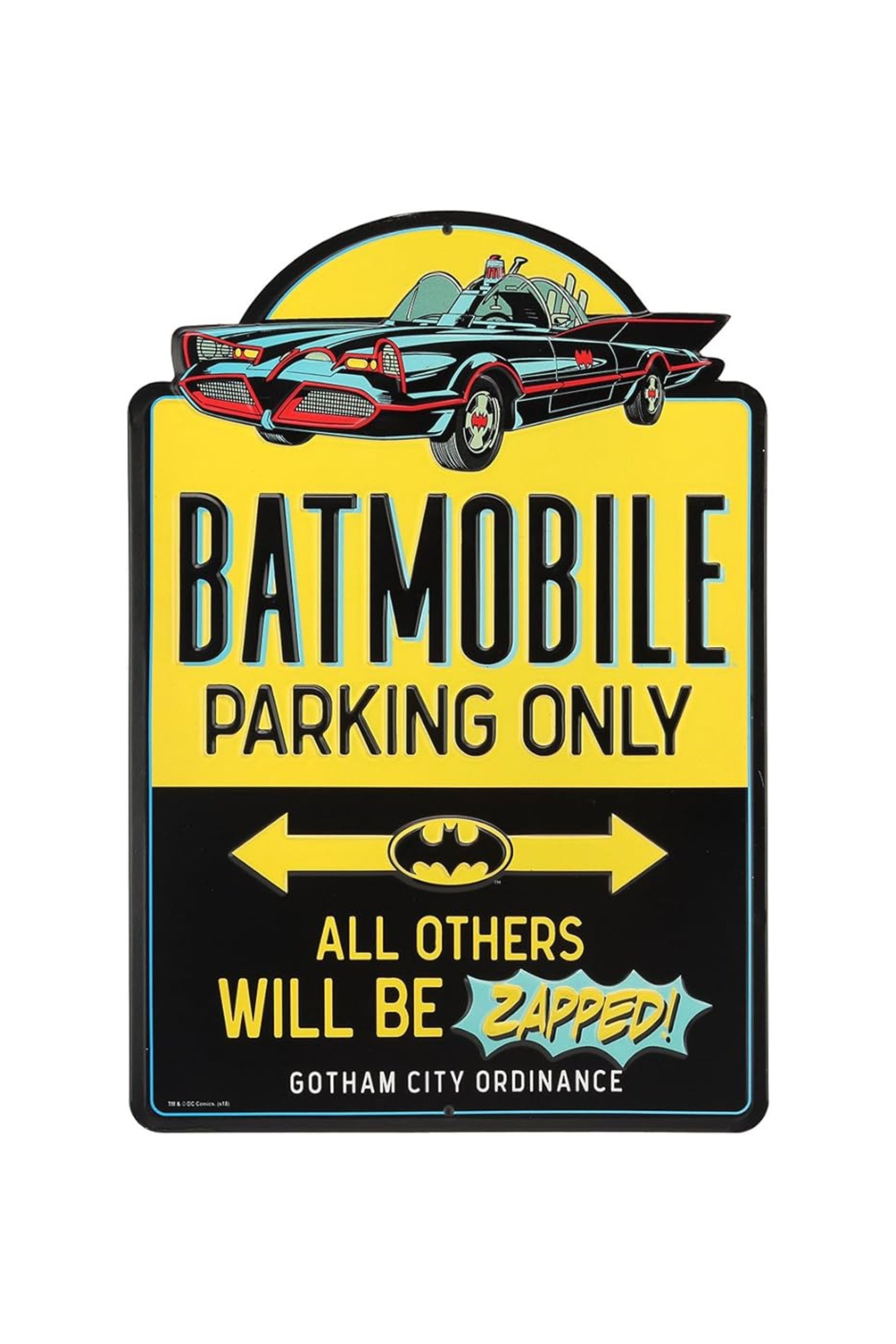 Open Road Brands Batmobile Parking Only Sign