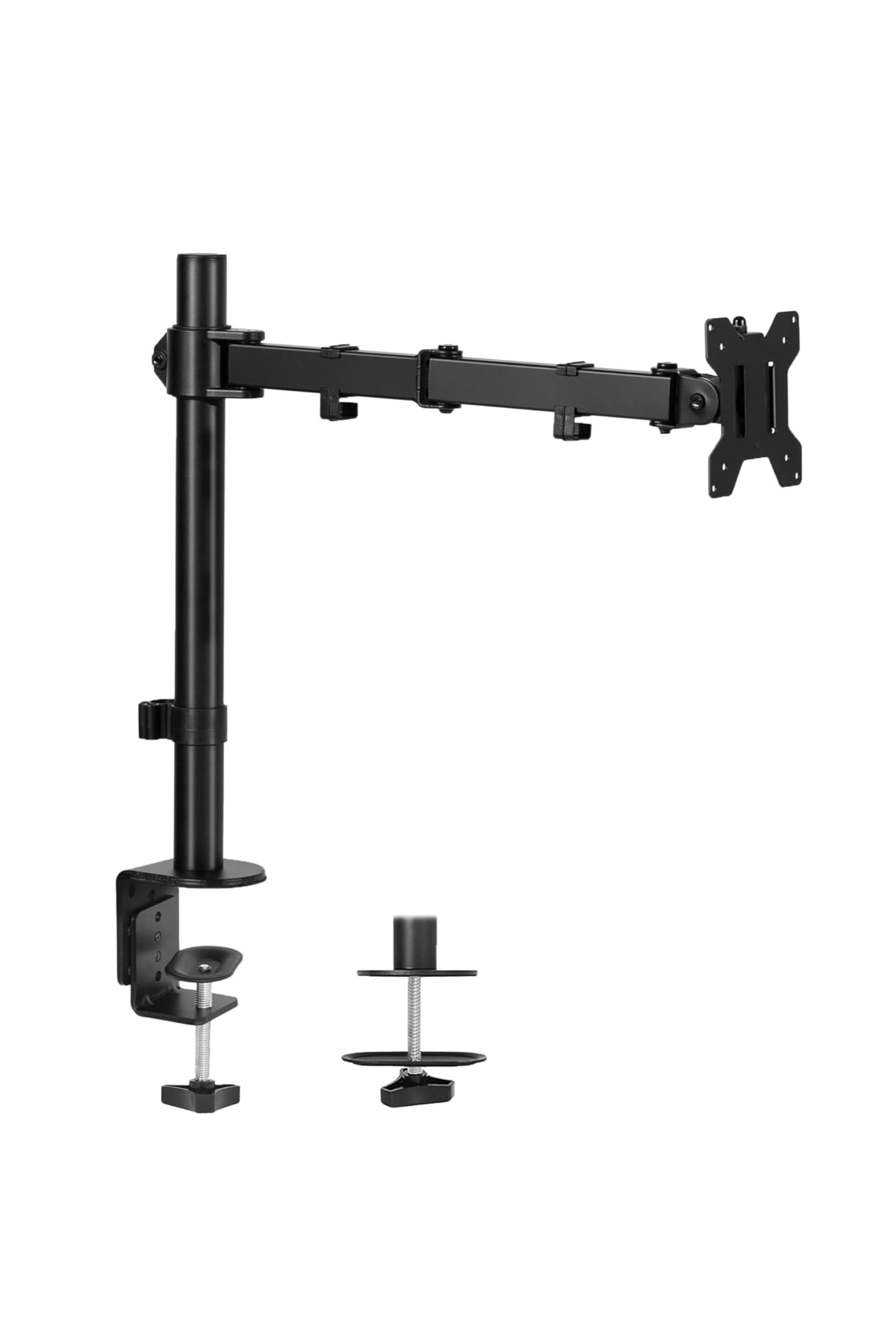 The VIVO Single Arm Monitor Mount against a white background.