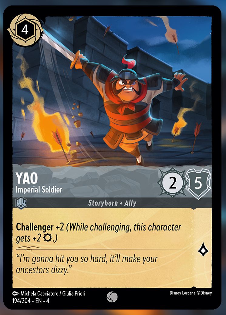Yao, Imperial Soldier