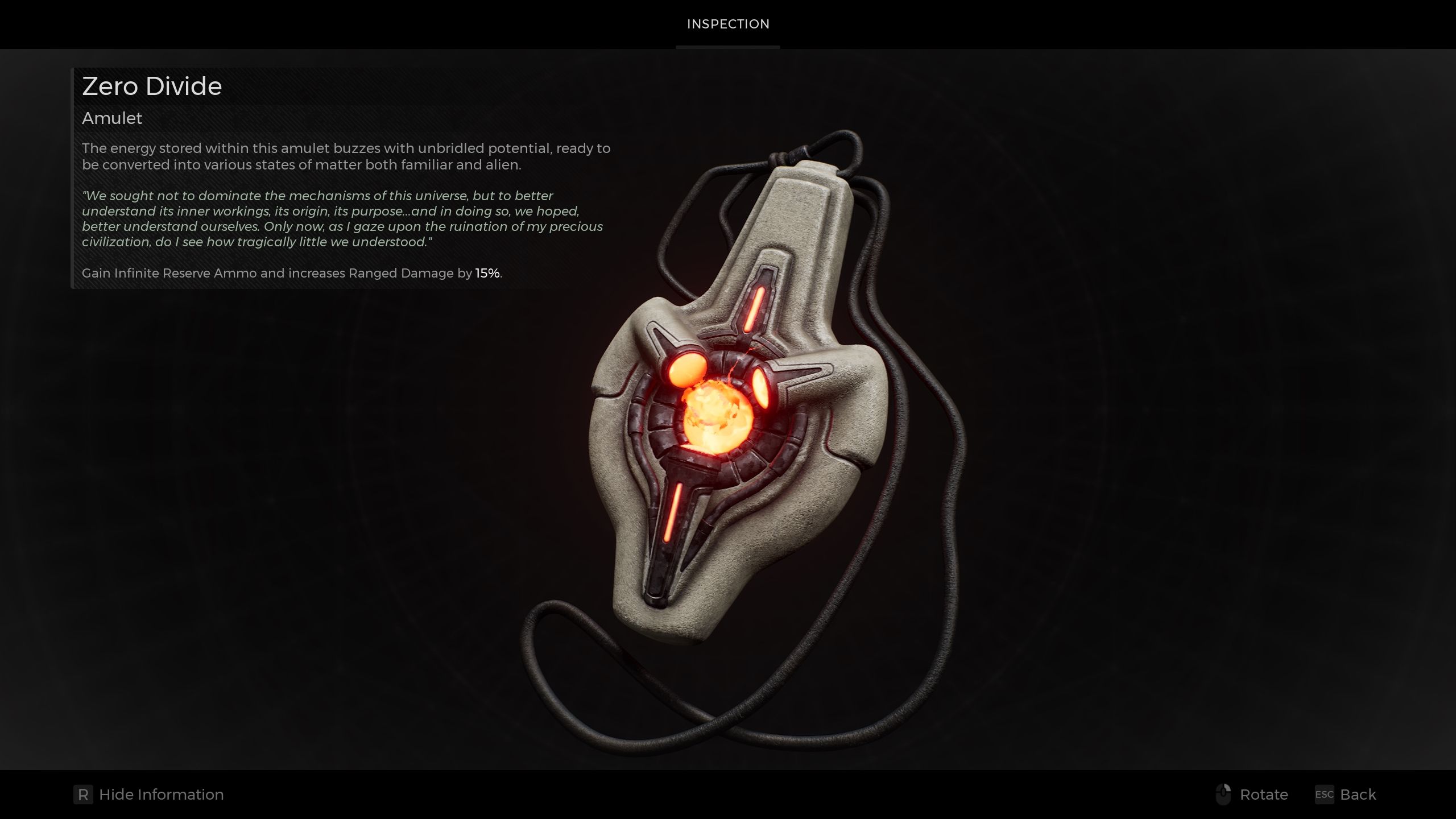 Zero Divide amulet - Remnant 2