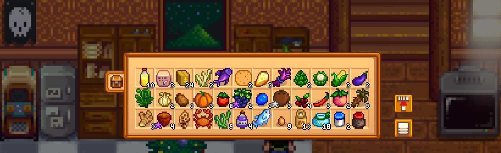 a fridge full of plenty of ingredients you need all ingredients for the gourmet chef achievement in stardew valley all recipes