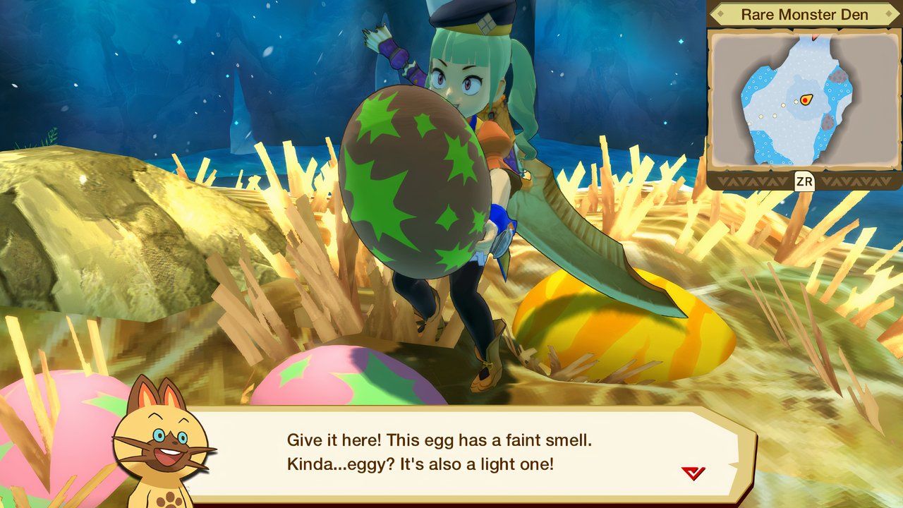an egg from darj snowfields monster hunter stories all egg patterns