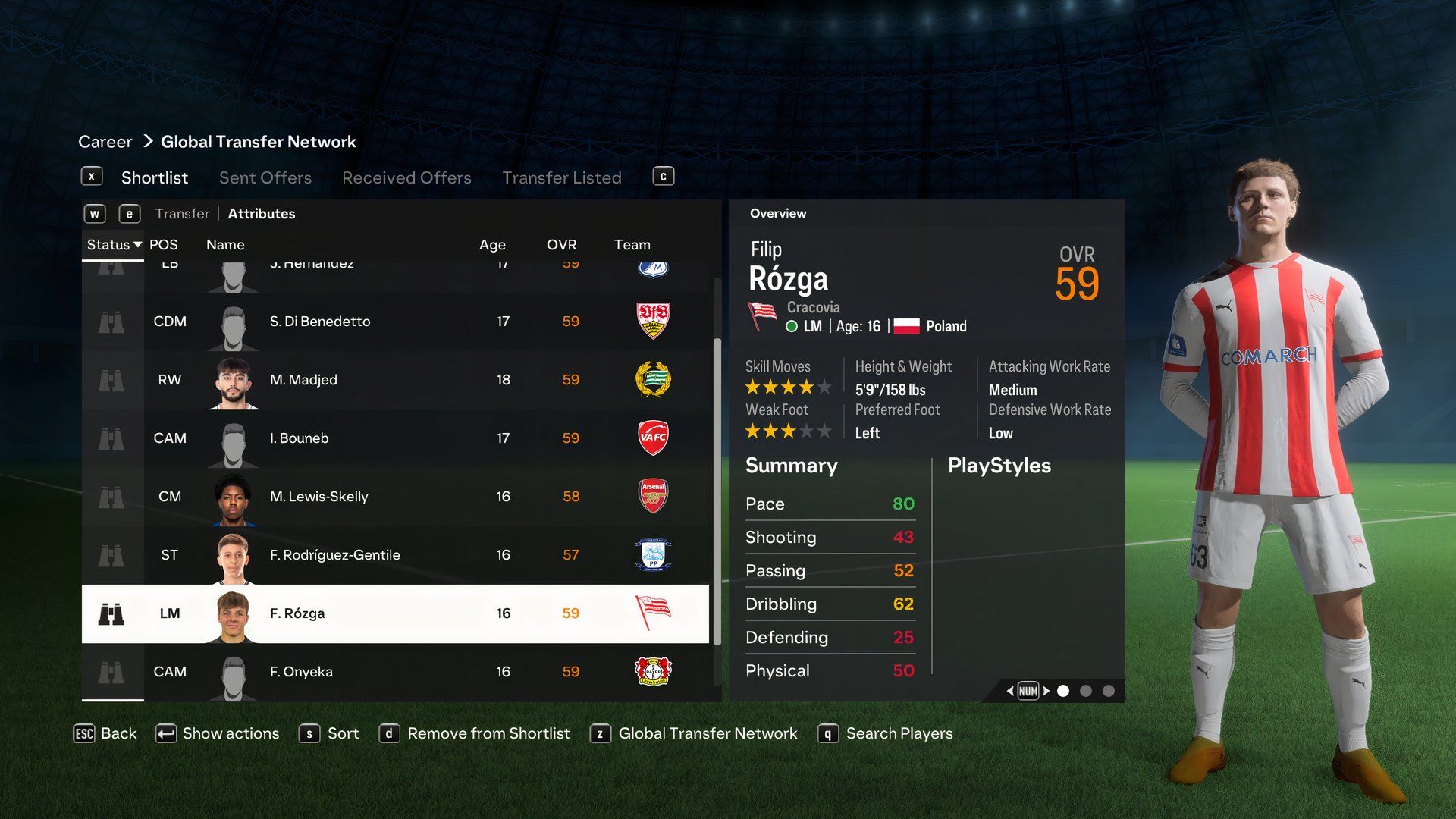 An image of Filip Rozga in EA Sports FC 24