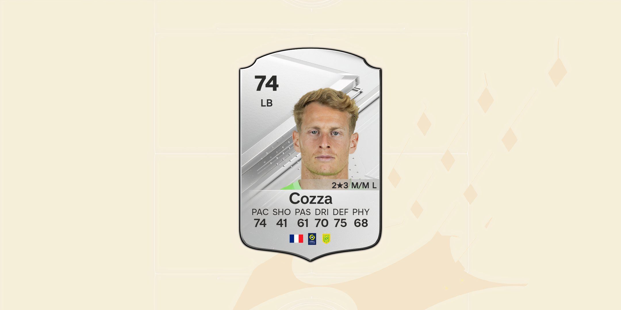 An image of Nicolas Cozza in EA Sports FC 24