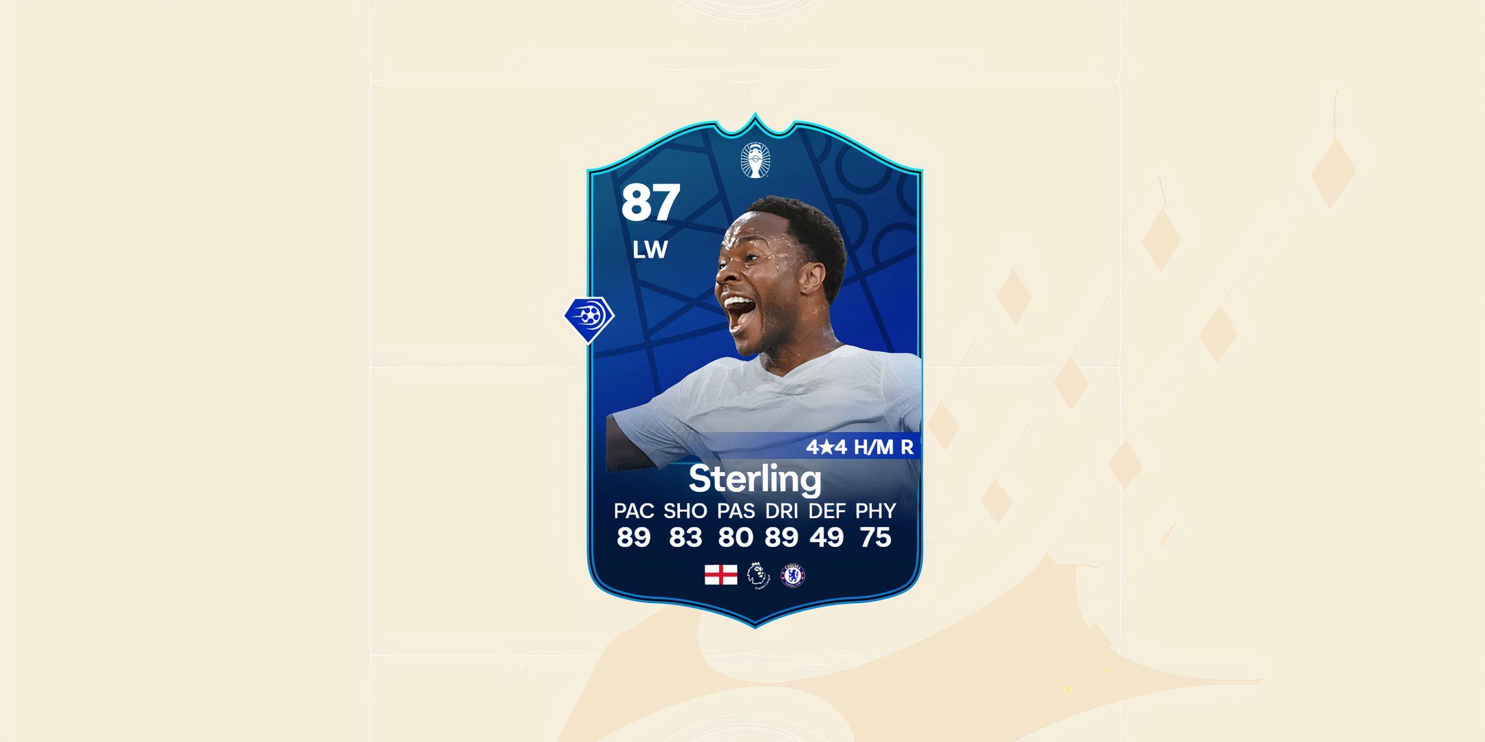 An image of Raheem Sterling in EA Sports FC 24