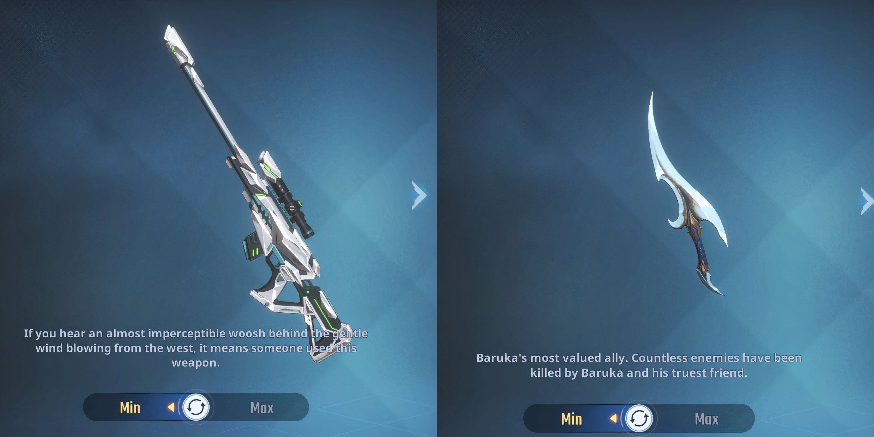 An image of West Wind And Baruka’s Daggerweapons in Solo Leveling